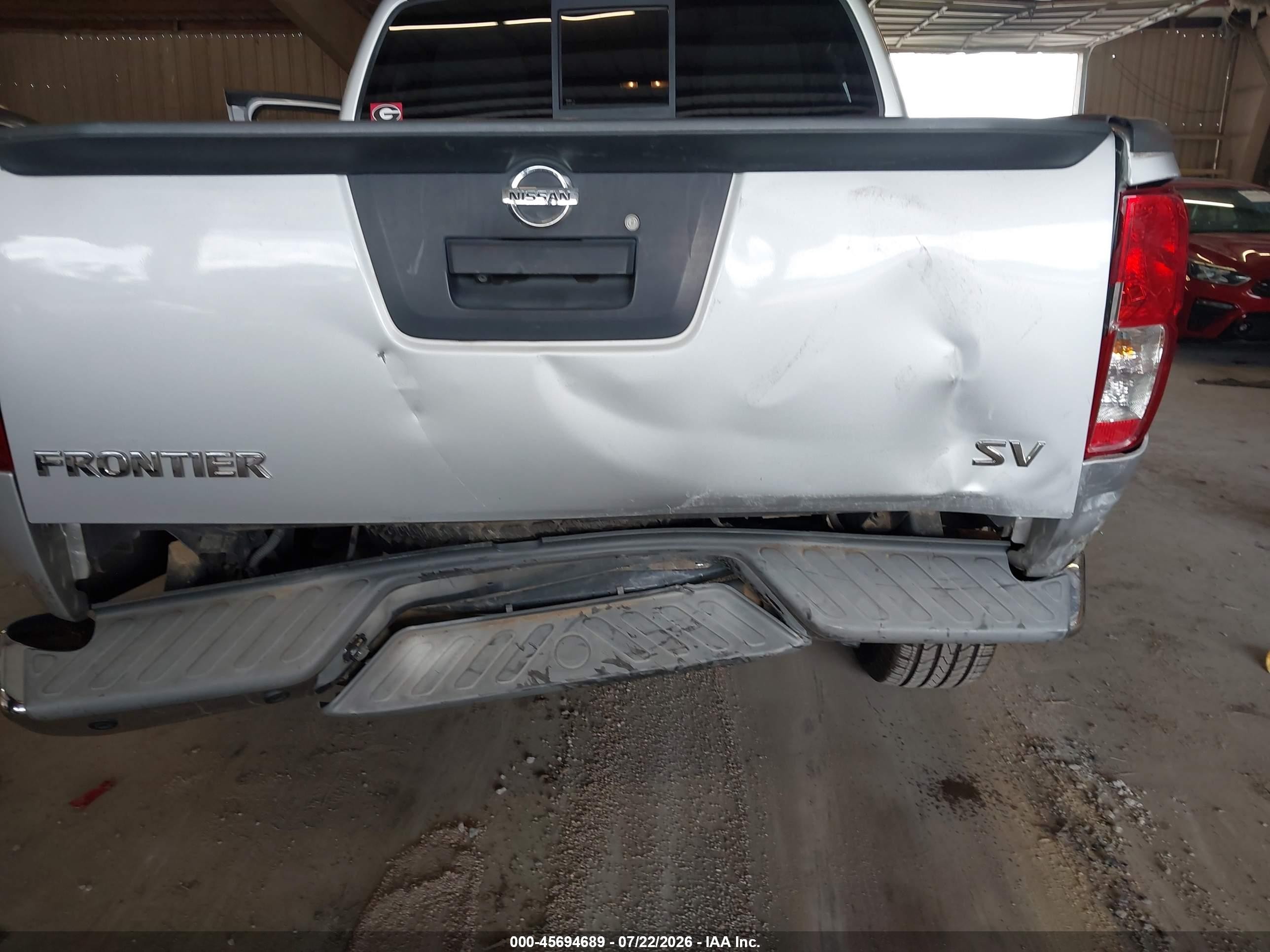 2015 Nissan Frontier Sv Silver vin: 1N6AD0ER3FN706338