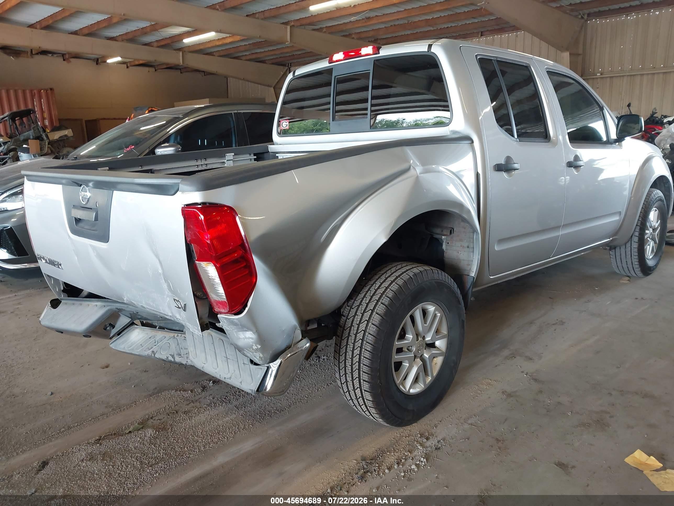2015 Nissan Frontier Sv Silver vin: 1N6AD0ER3FN706338