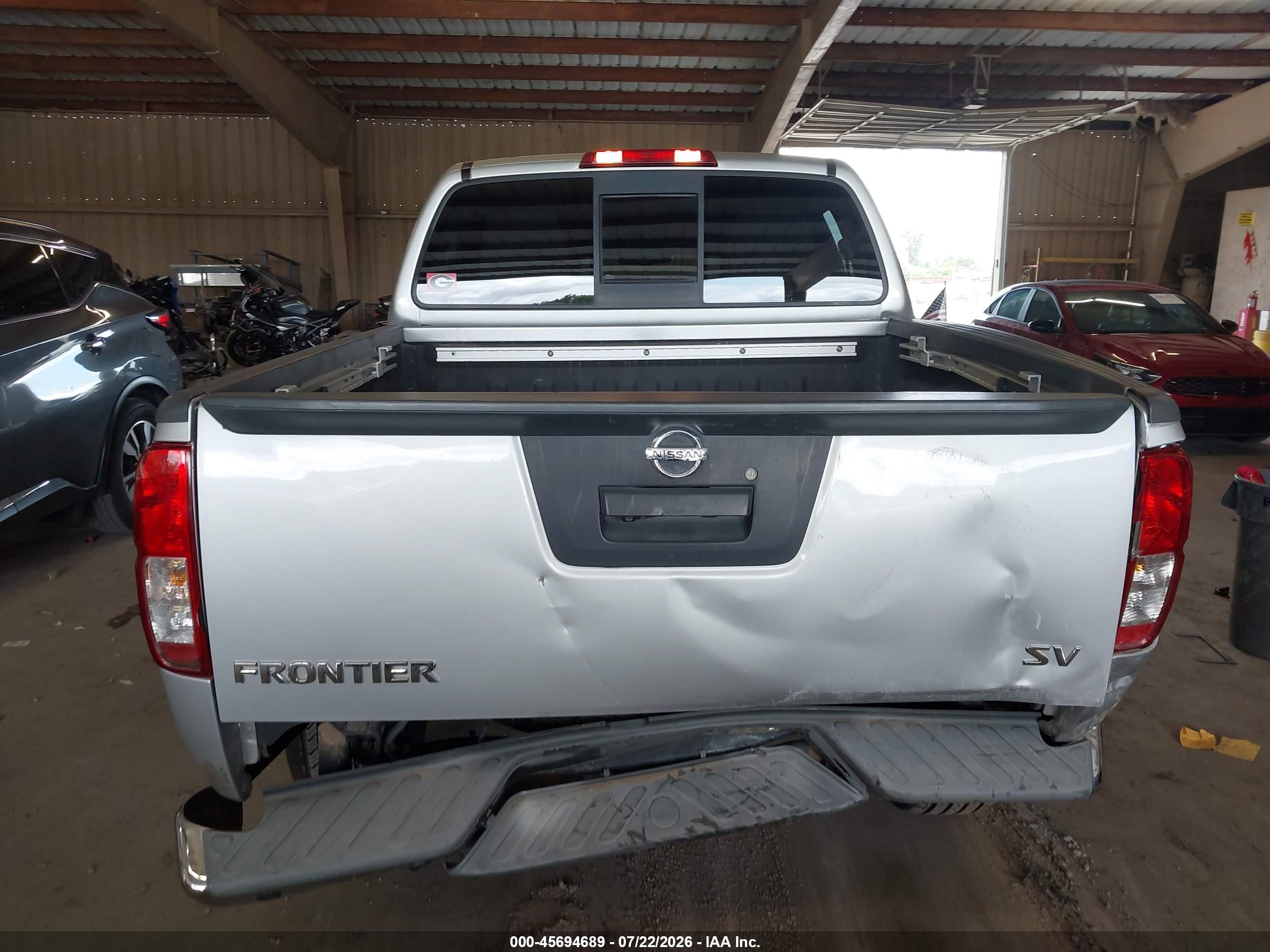 2015 Nissan Frontier Sv Silver vin: 1N6AD0ER3FN706338
