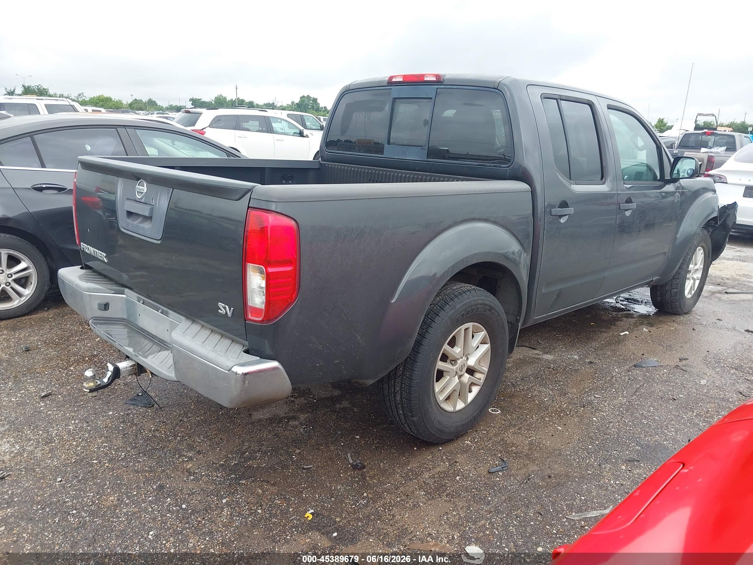 2015 Nissan Frontier Sv Gray vin: 1N6AD0ER3FN709675