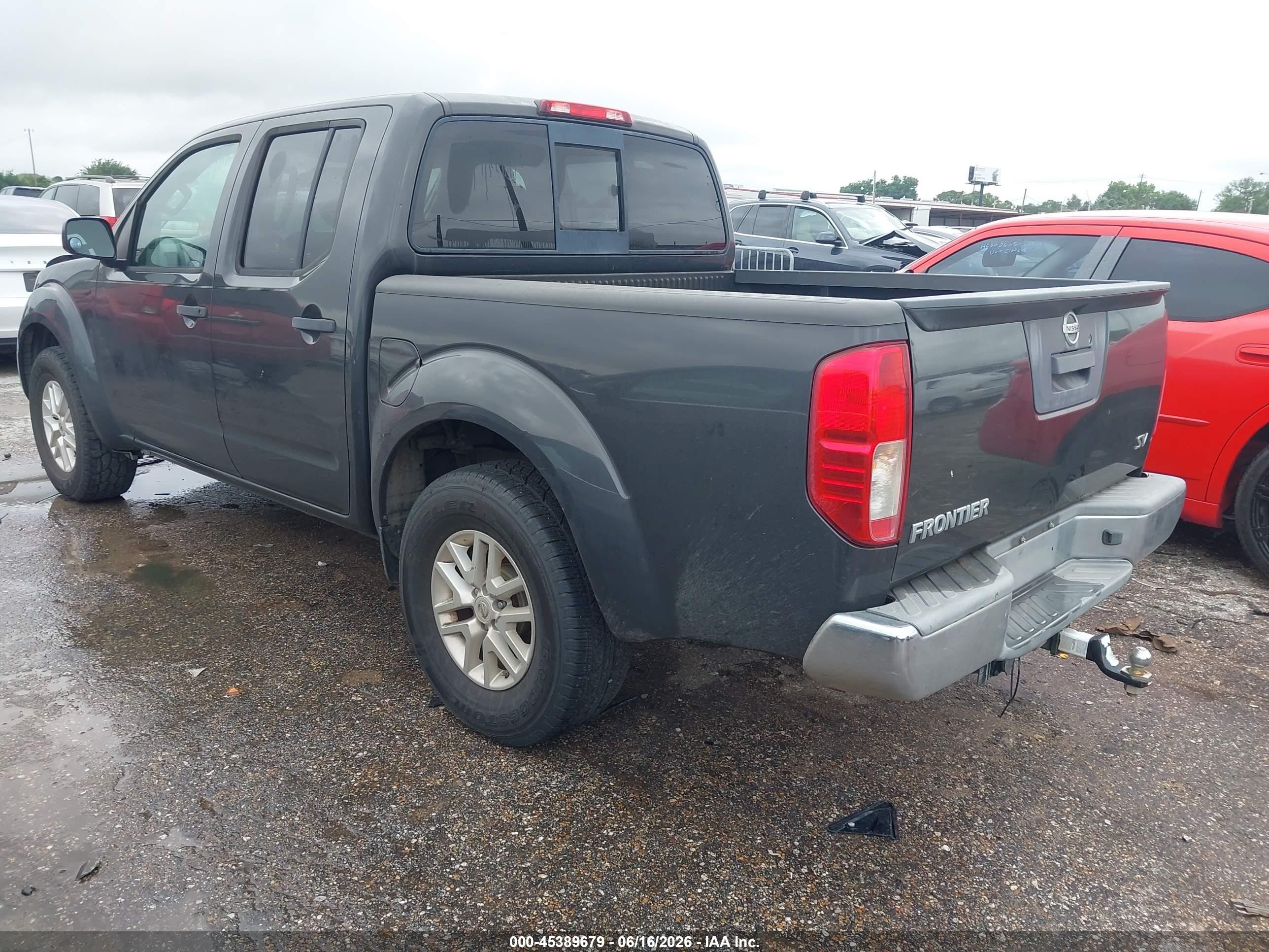 2015 Nissan Frontier Sv Gray vin: 1N6AD0ER3FN709675