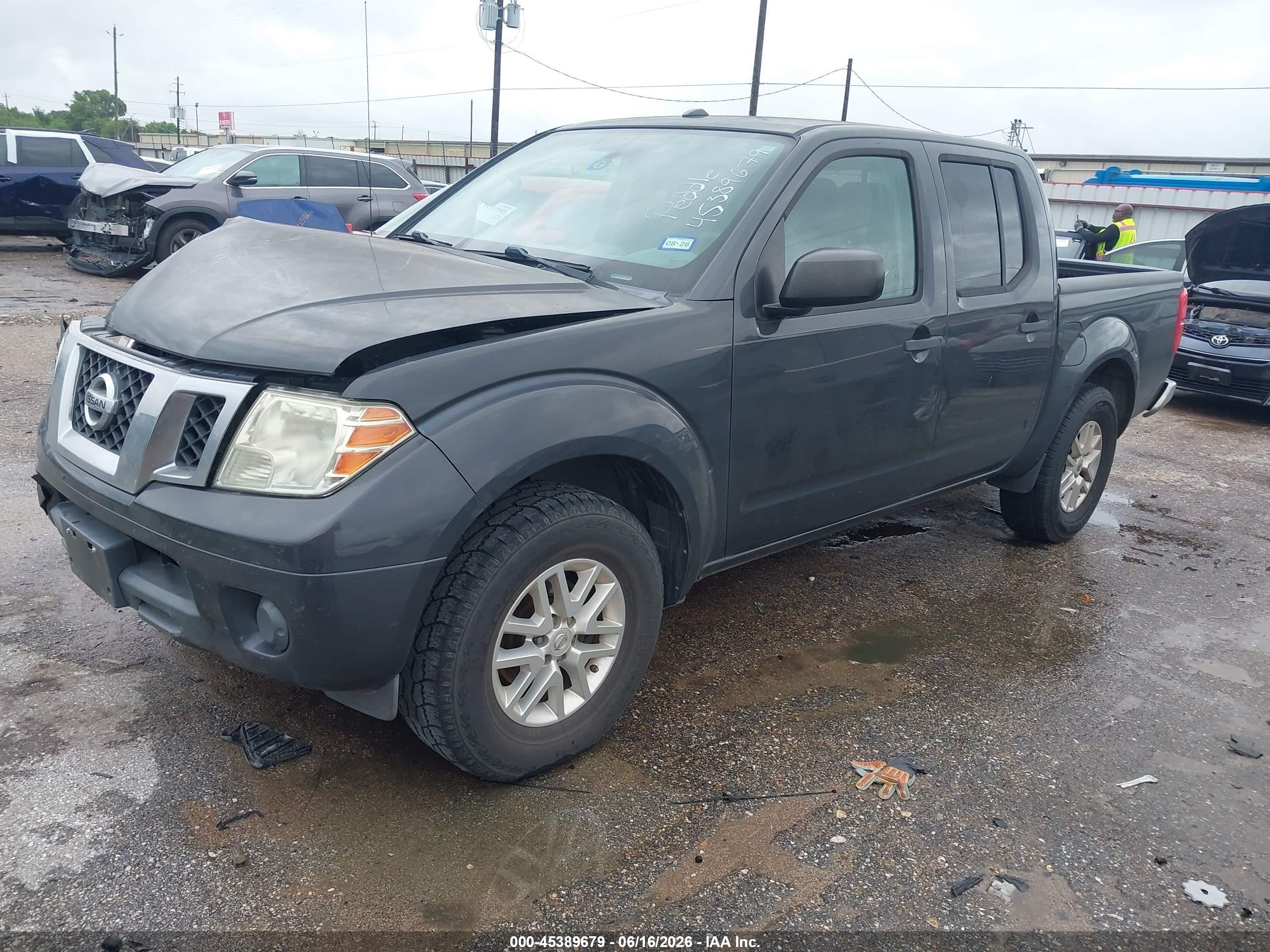 2015 Nissan Frontier Sv Gray vin: 1N6AD0ER3FN709675