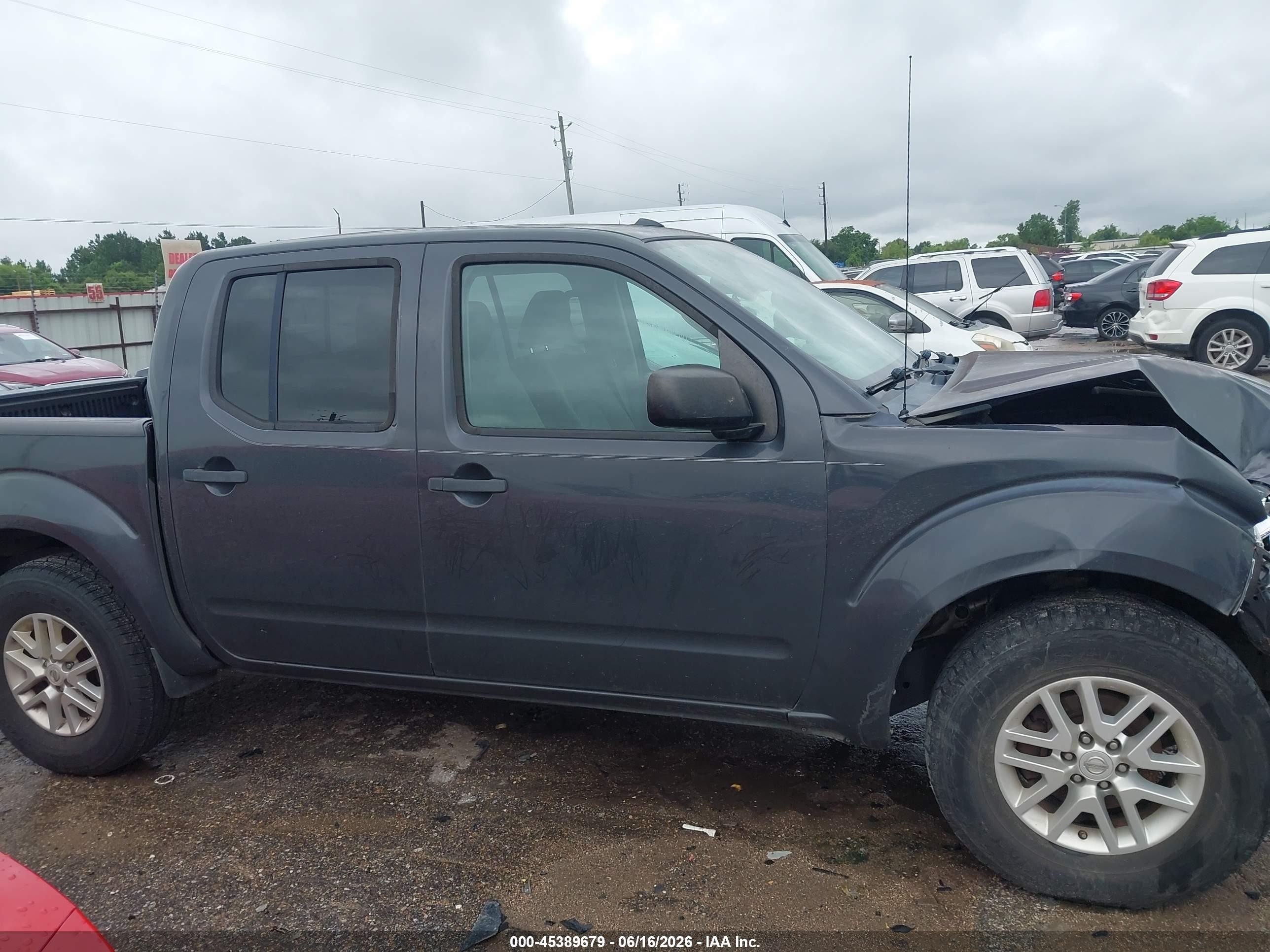 2015 Nissan Frontier Sv Gray vin: 1N6AD0ER3FN709675