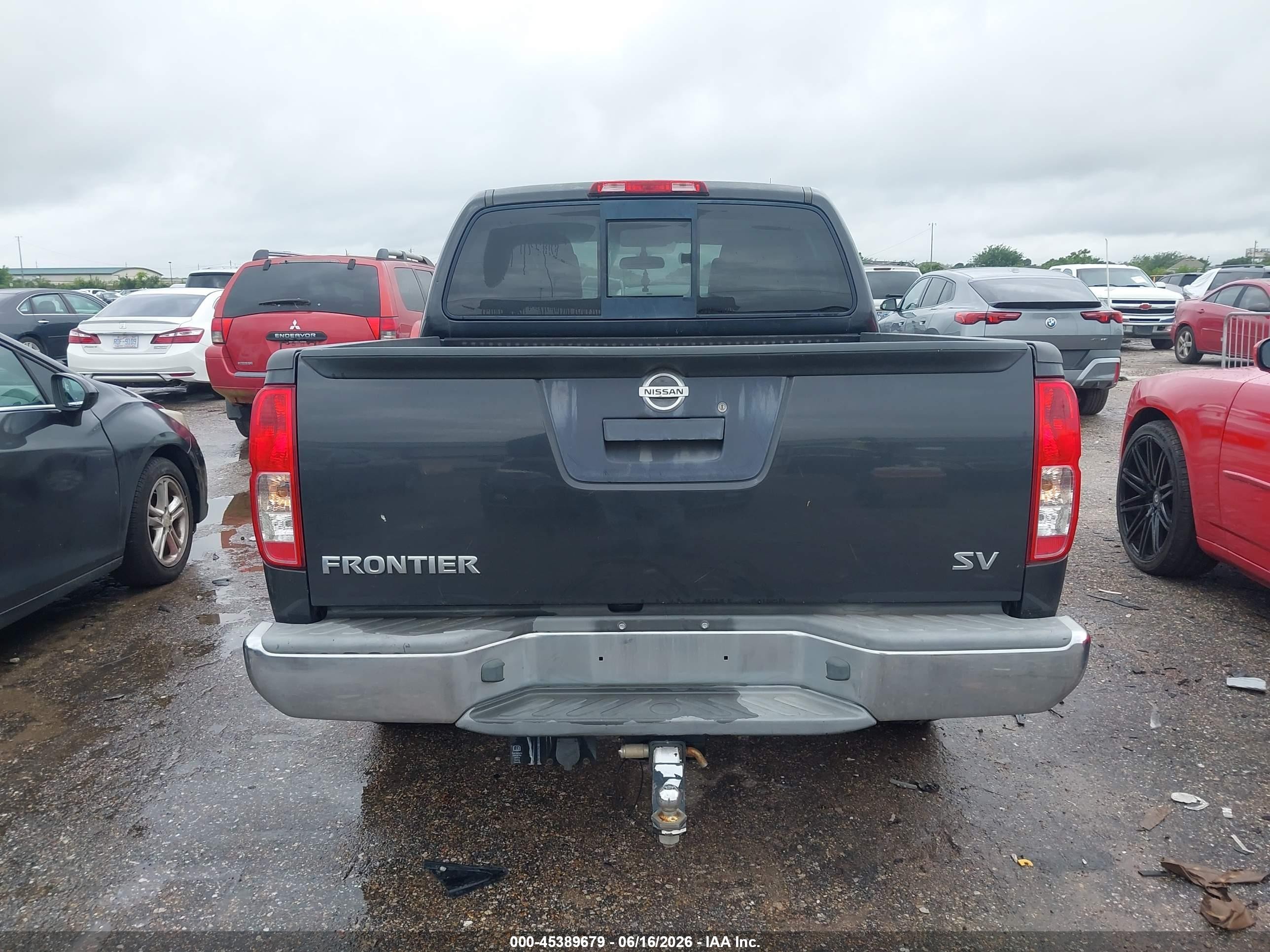 2015 Nissan Frontier Sv Gray vin: 1N6AD0ER3FN709675