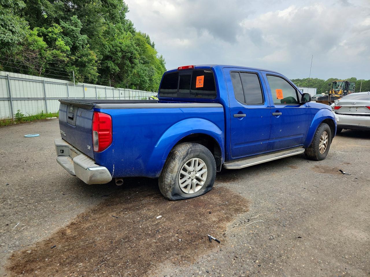 2015 Nissan Frontier Sv Blue vin: 1N6AD0ER3FN741977