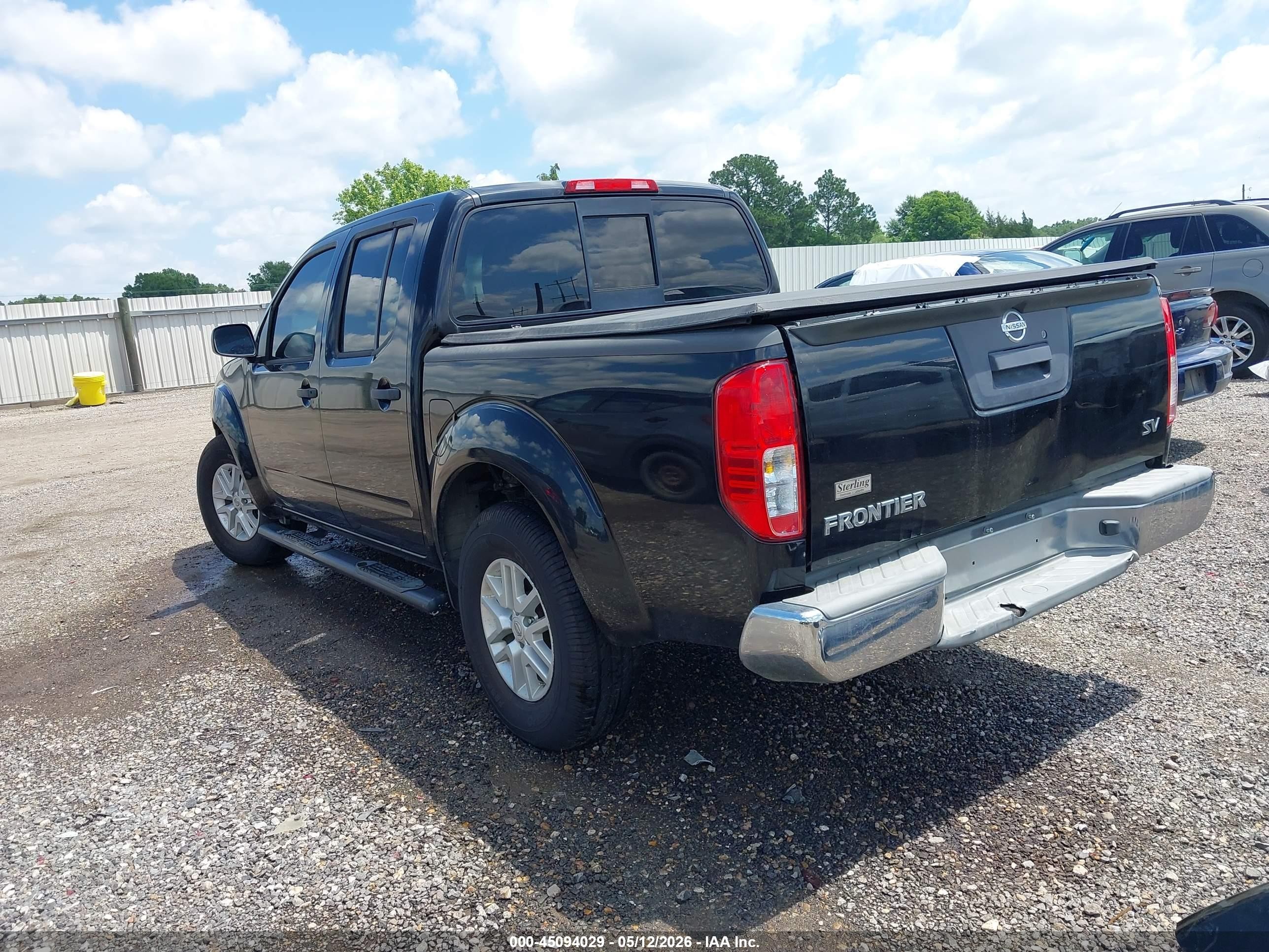 2015 Nissan Frontier Sv Black vin: 1N6AD0ER3FN762120