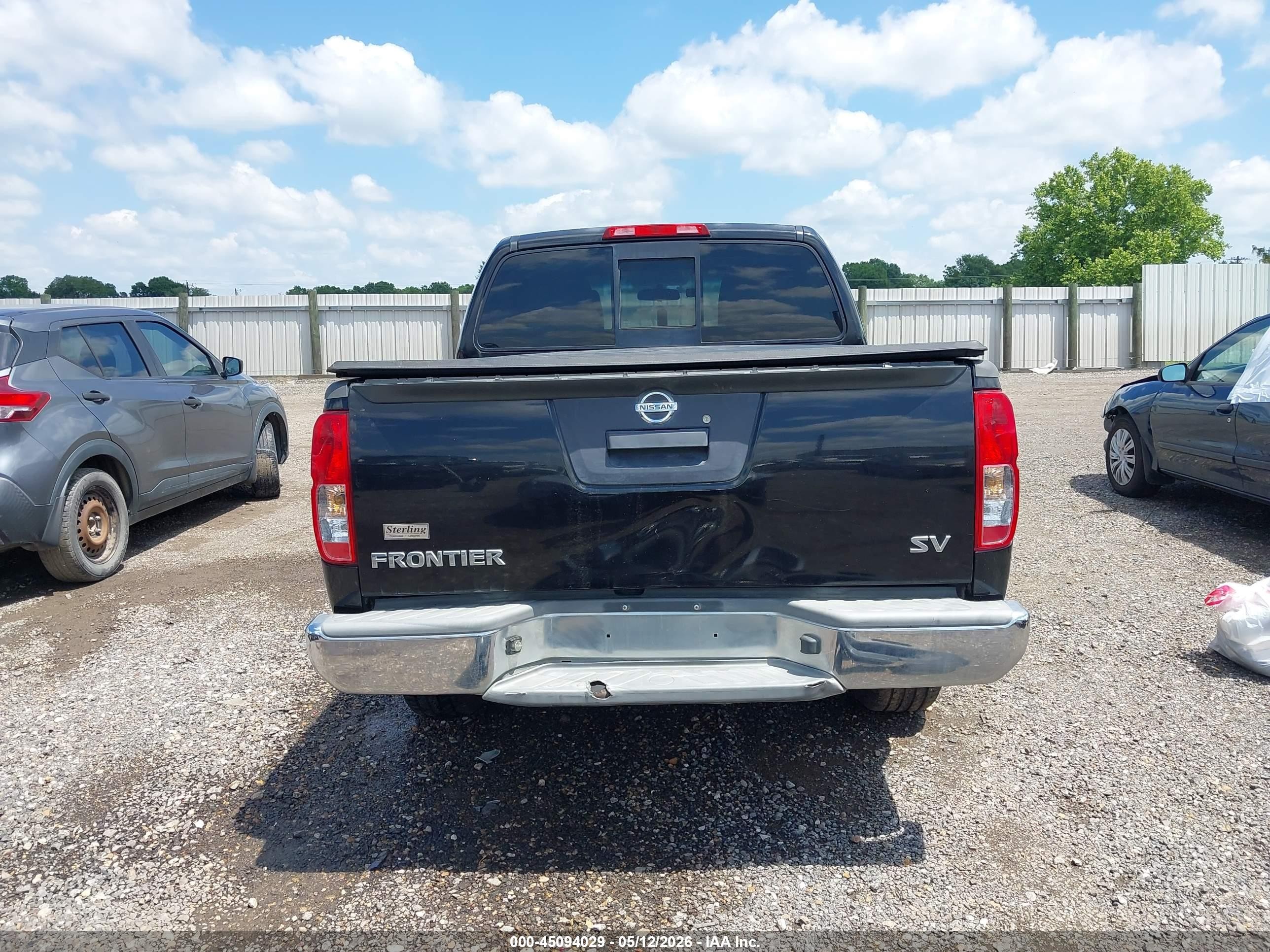 2015 Nissan Frontier Sv Black vin: 1N6AD0ER3FN762120