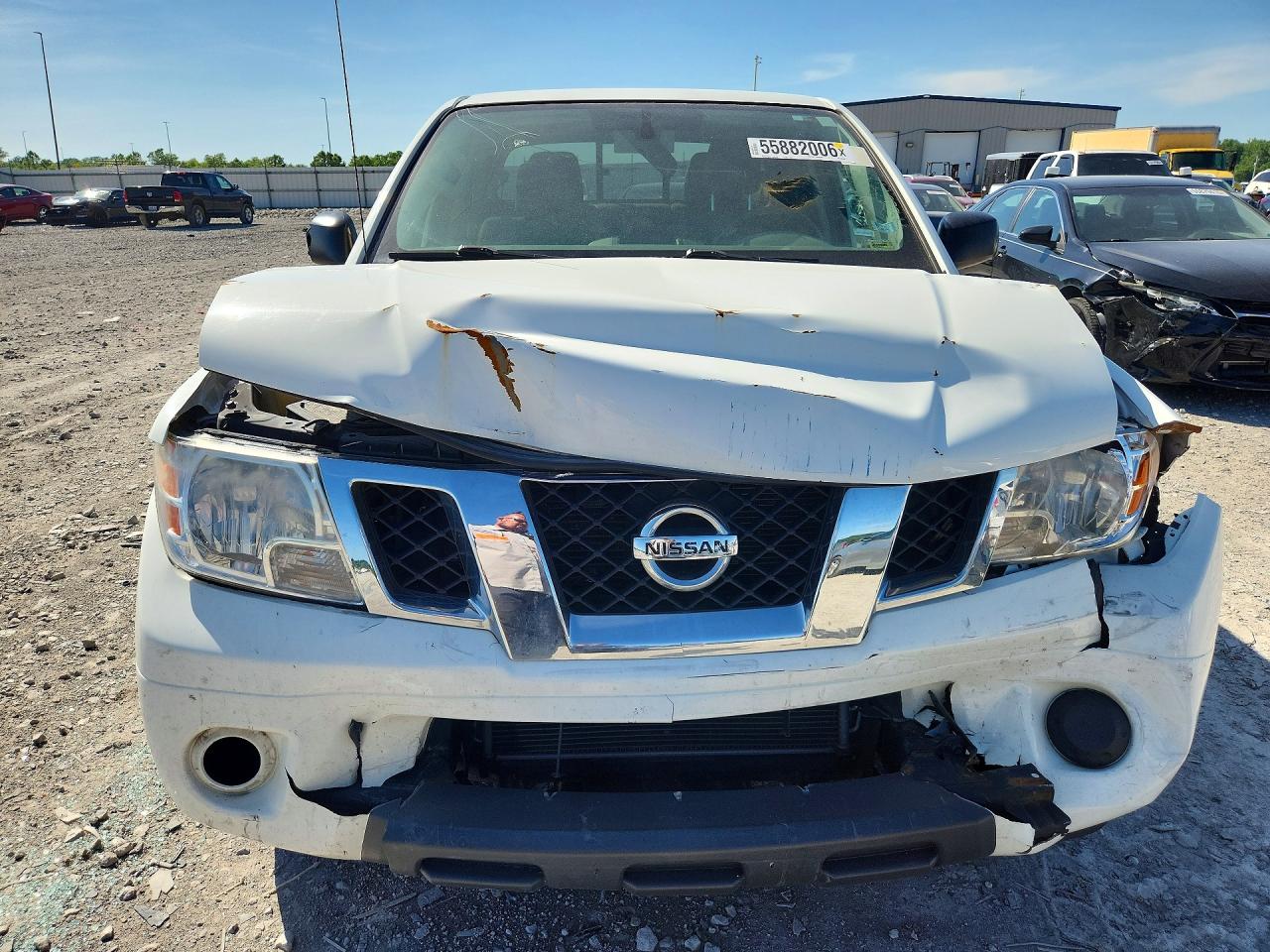 2019 Nissan Frontier Sv White vin: 1N6AD0ER3KN879805