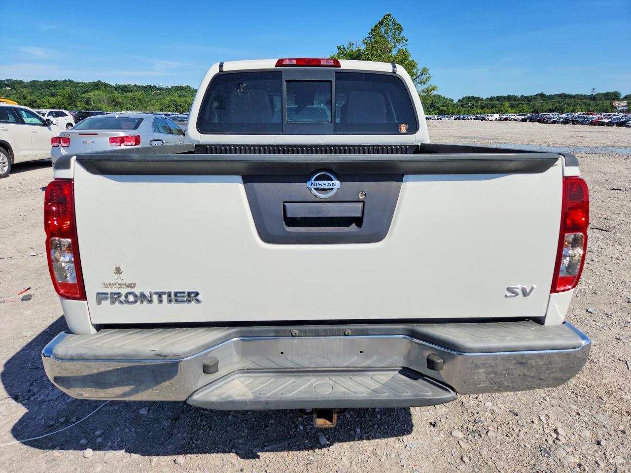 2019 Nissan Frontier Sv White vin: 1N6AD0ER3KN879805