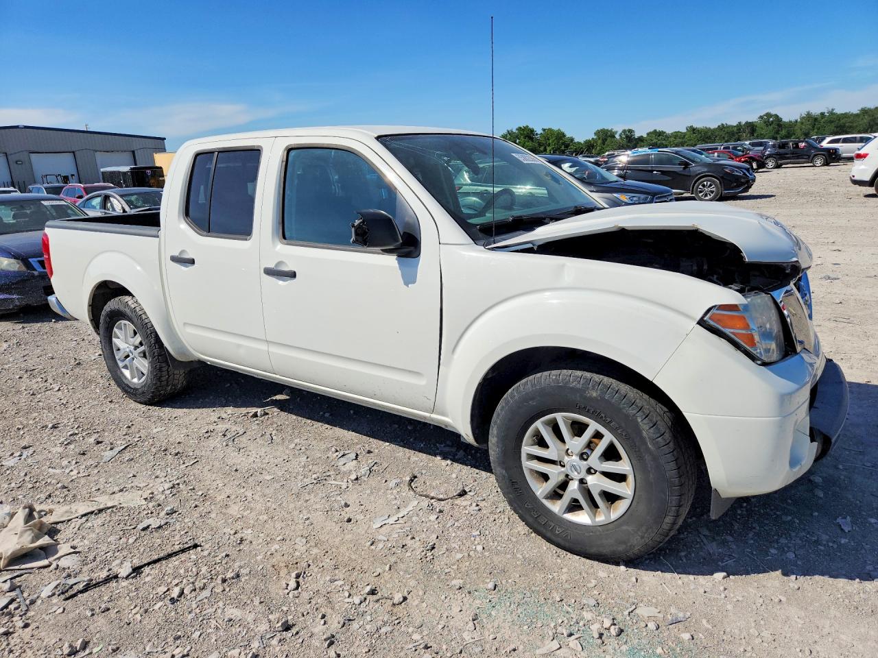 2019 Nissan Frontier Sv White vin: 1N6AD0ER3KN879805