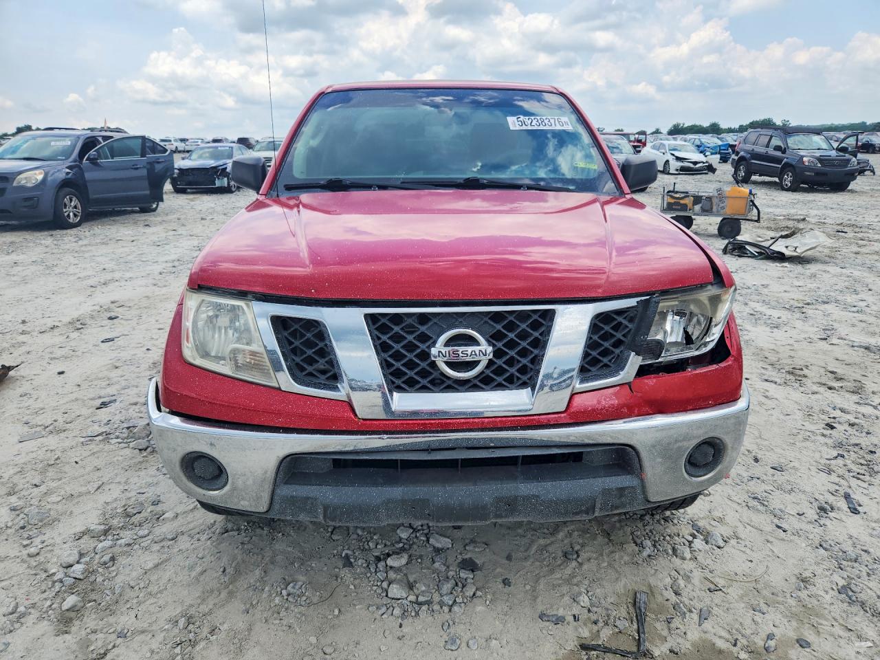 2010 Nissan Frontier Красный vin: 1N6AD0ER4AC404996