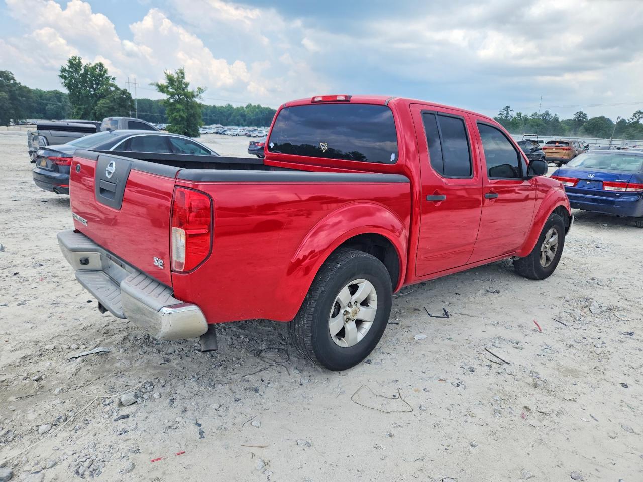 2010 Nissan Frontier Красный vin: 1N6AD0ER4AC404996