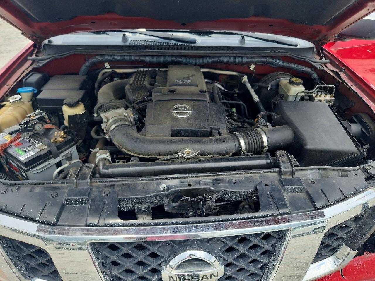 2010 Nissan Frontier Красный vin: 1N6AD0ER4AC404996