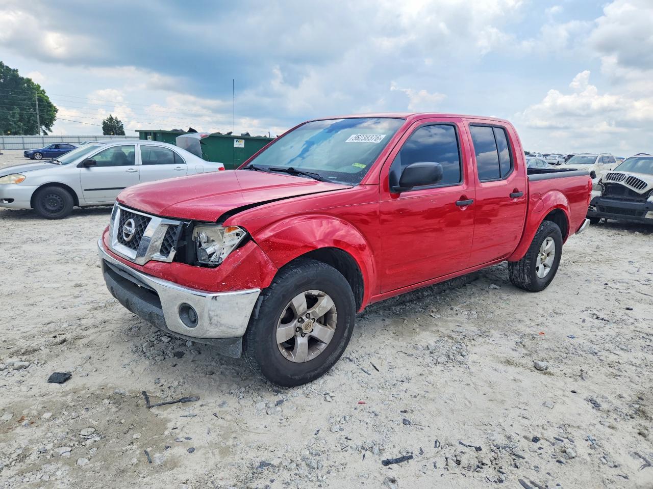 2010 Nissan Frontier Красный vin: 1N6AD0ER4AC404996