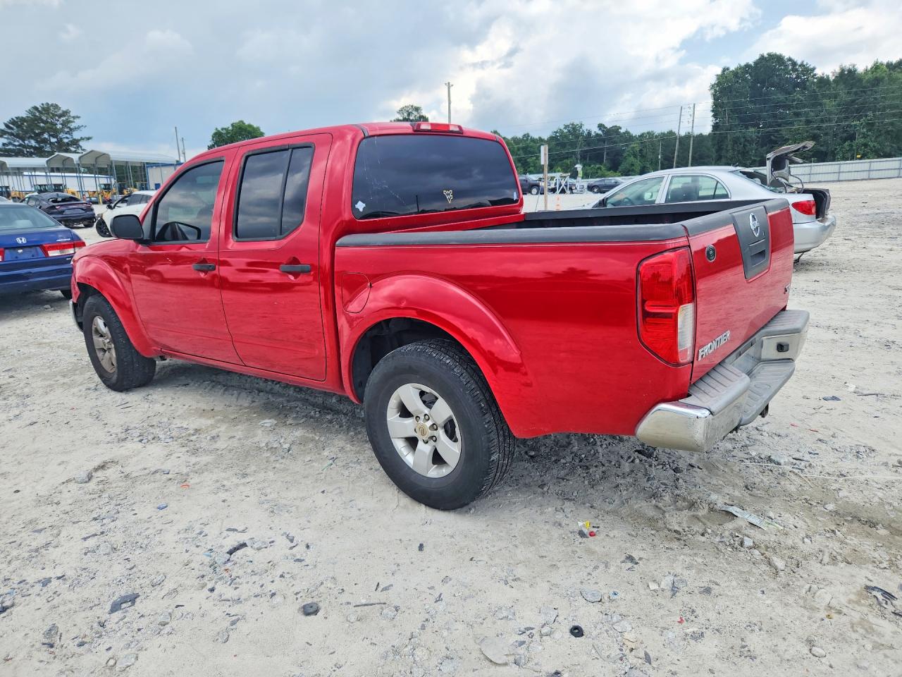 2010 Nissan Frontier Красный vin: 1N6AD0ER4AC404996