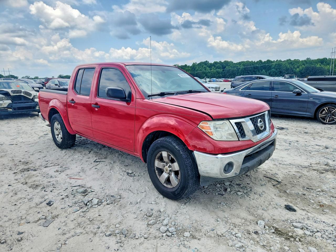 2010 Nissan Frontier Красный vin: 1N6AD0ER4AC404996