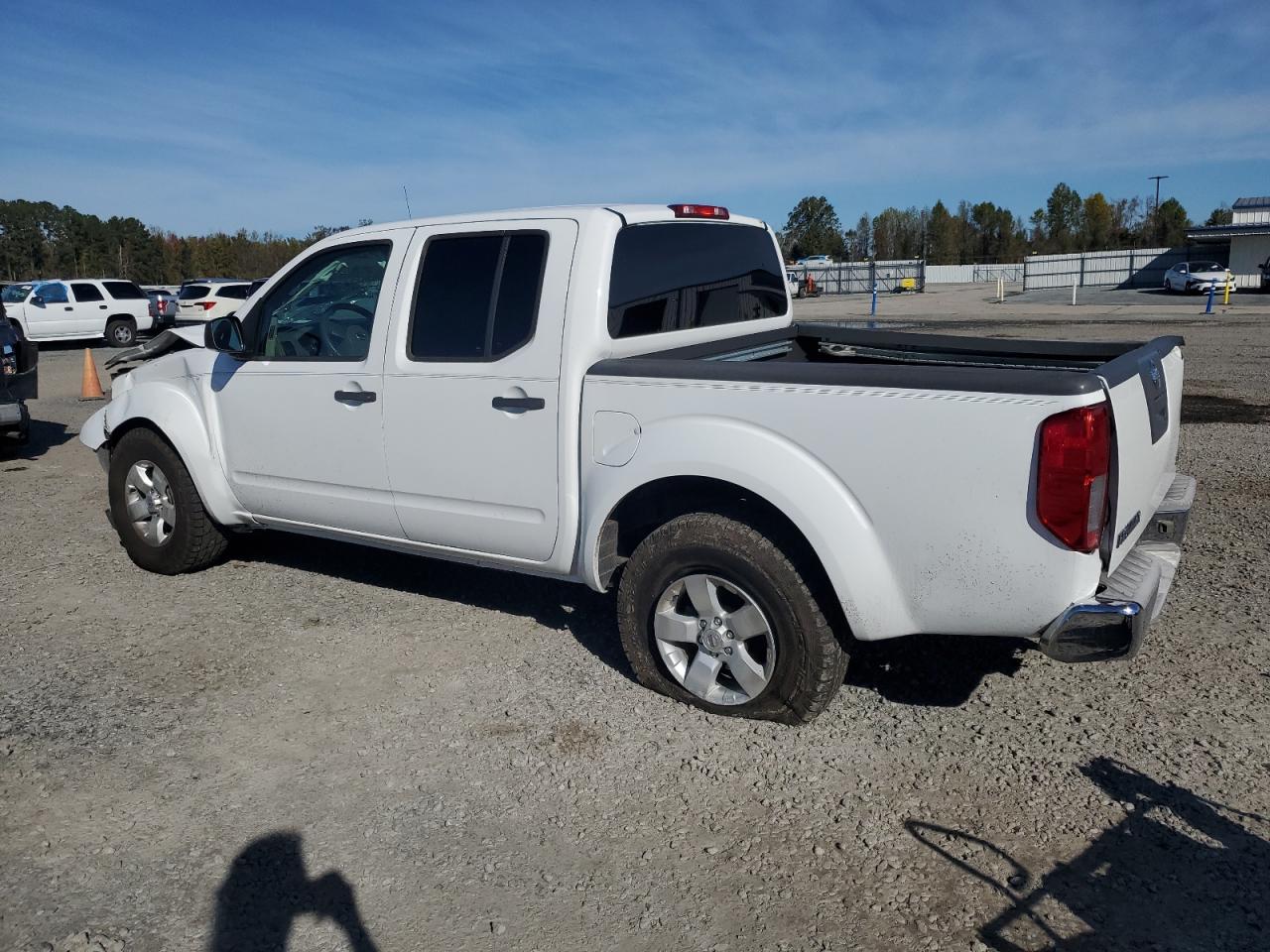 2010 Nissan Frontier Crew Cab Se White vin: 1N6AD0ER4AC430014