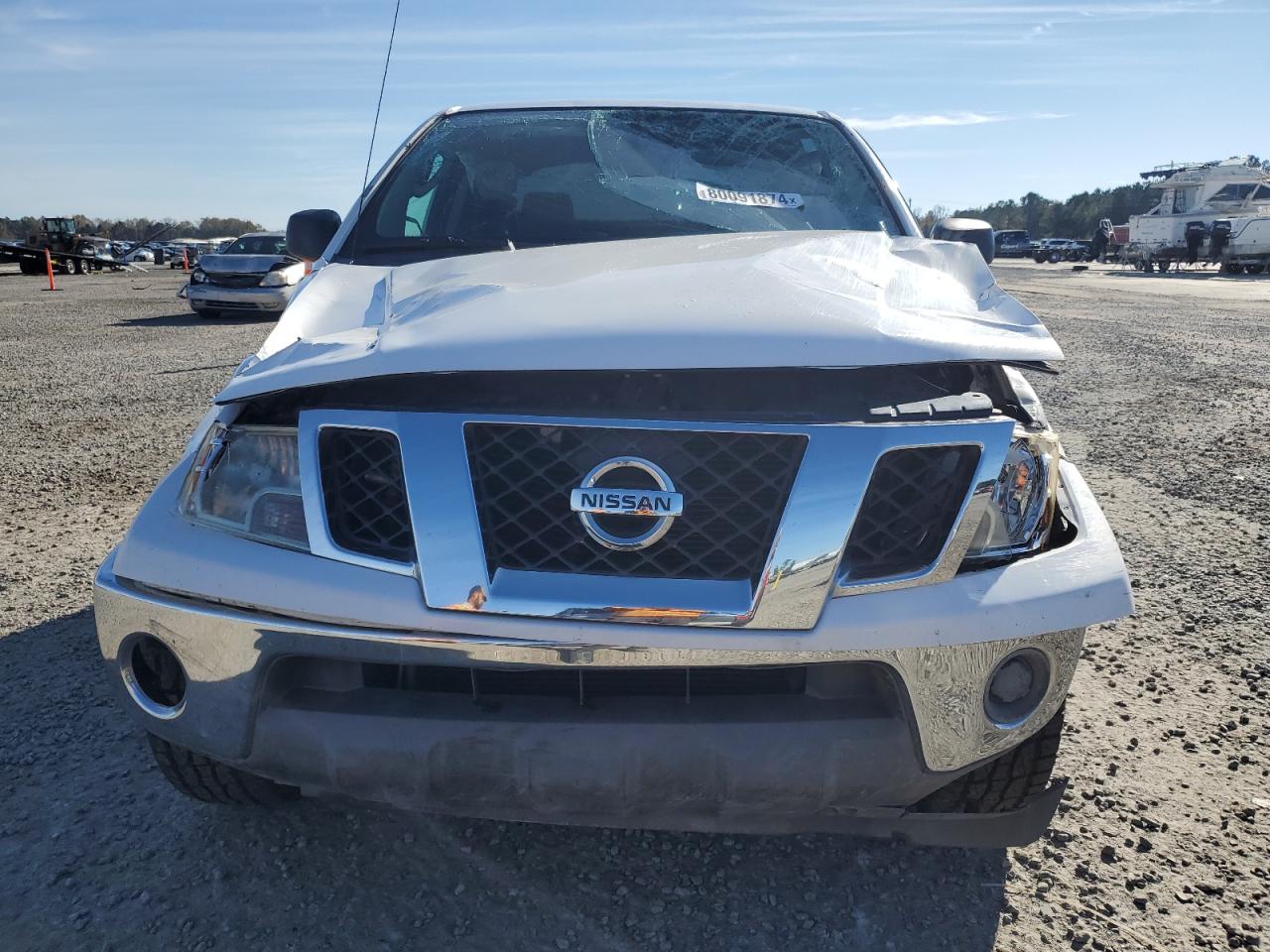 2010 Nissan Frontier Crew Cab Se White vin: 1N6AD0ER4AC430014
