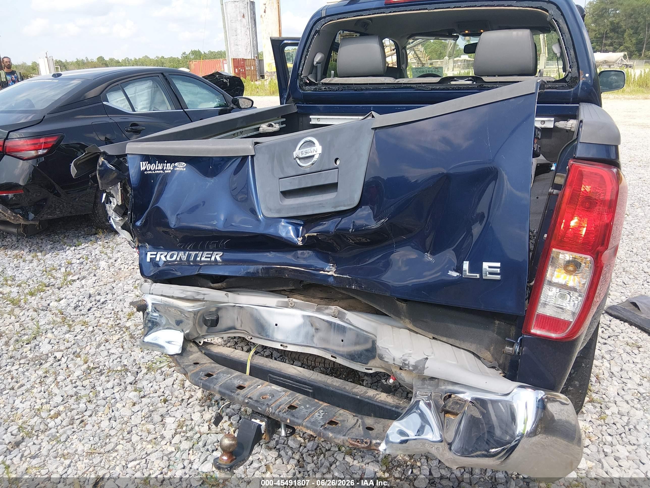 2010 Nissan Frontier Le Blue vin: 1N6AD0ER4AC445225