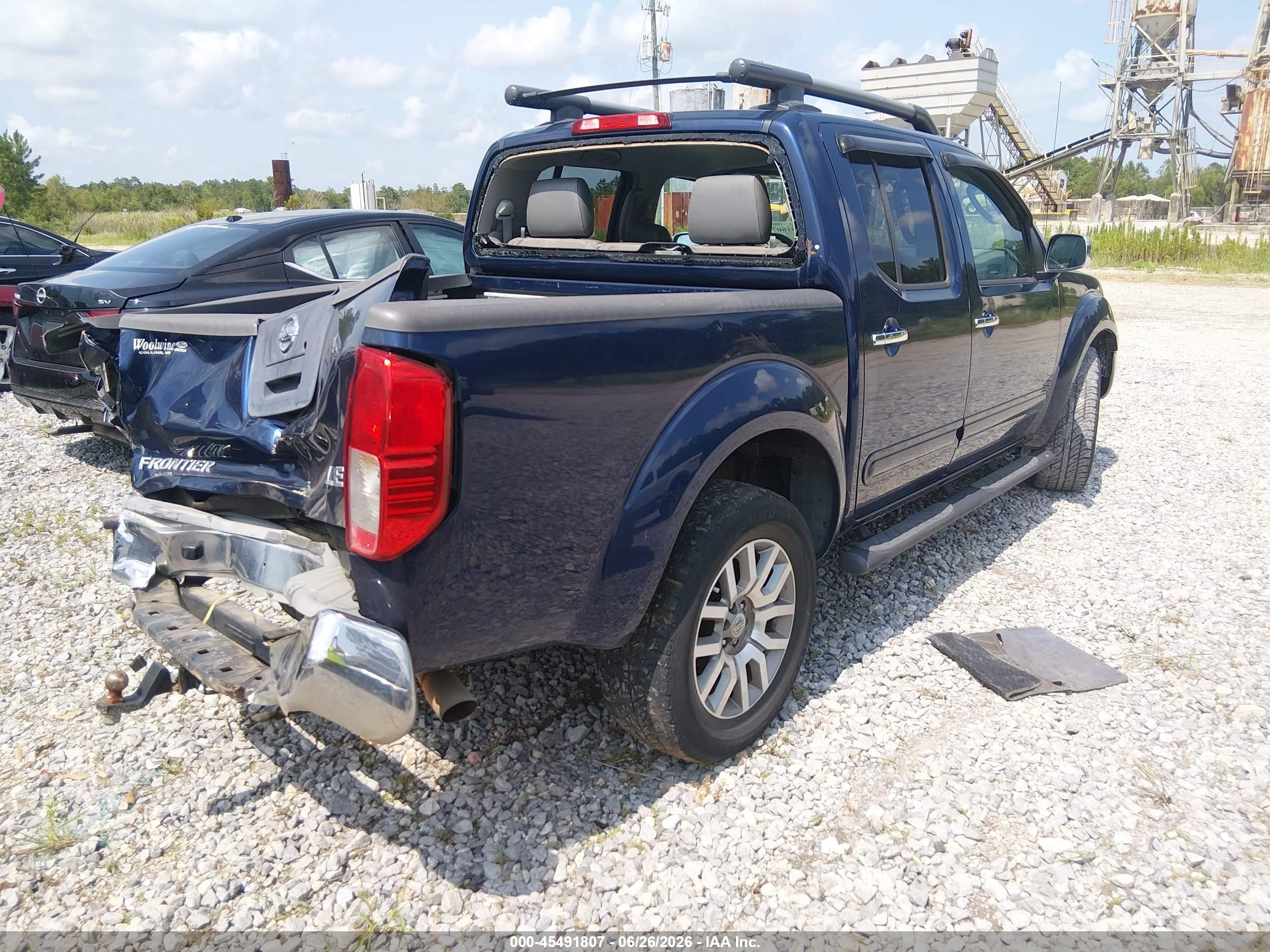 2010 Nissan Frontier Le Blue vin: 1N6AD0ER4AC445225