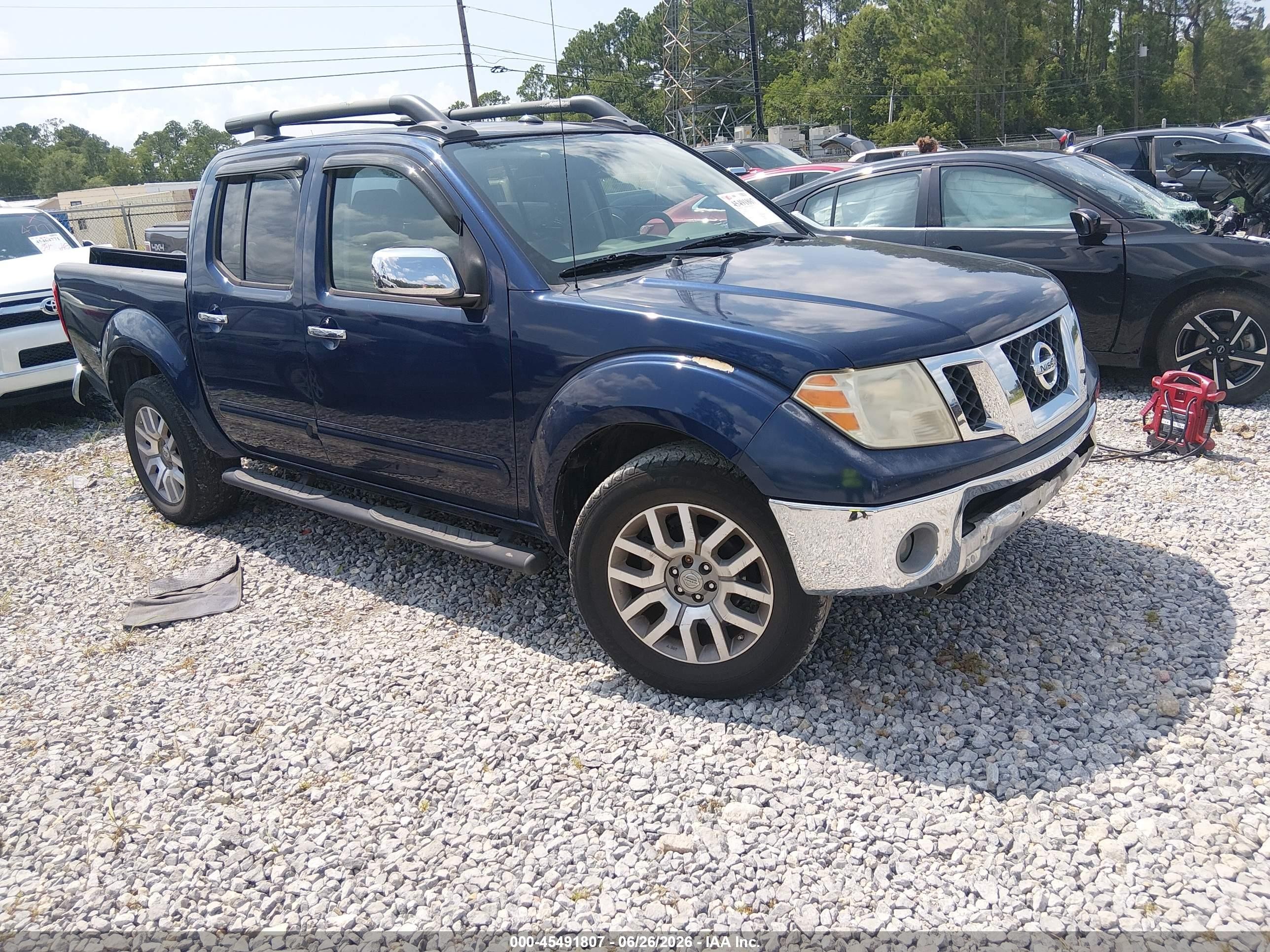 2010 Nissan Frontier Le Blue vin: 1N6AD0ER4AC445225