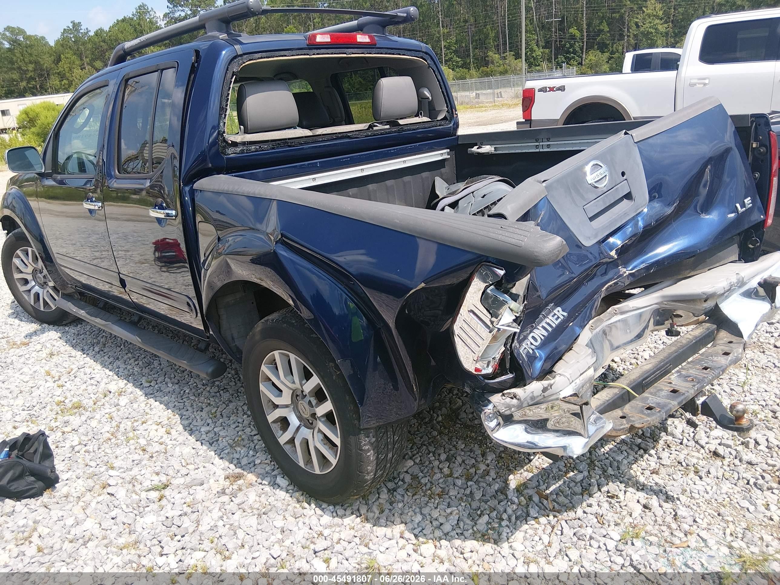 2010 Nissan Frontier Le Blue vin: 1N6AD0ER4AC445225
