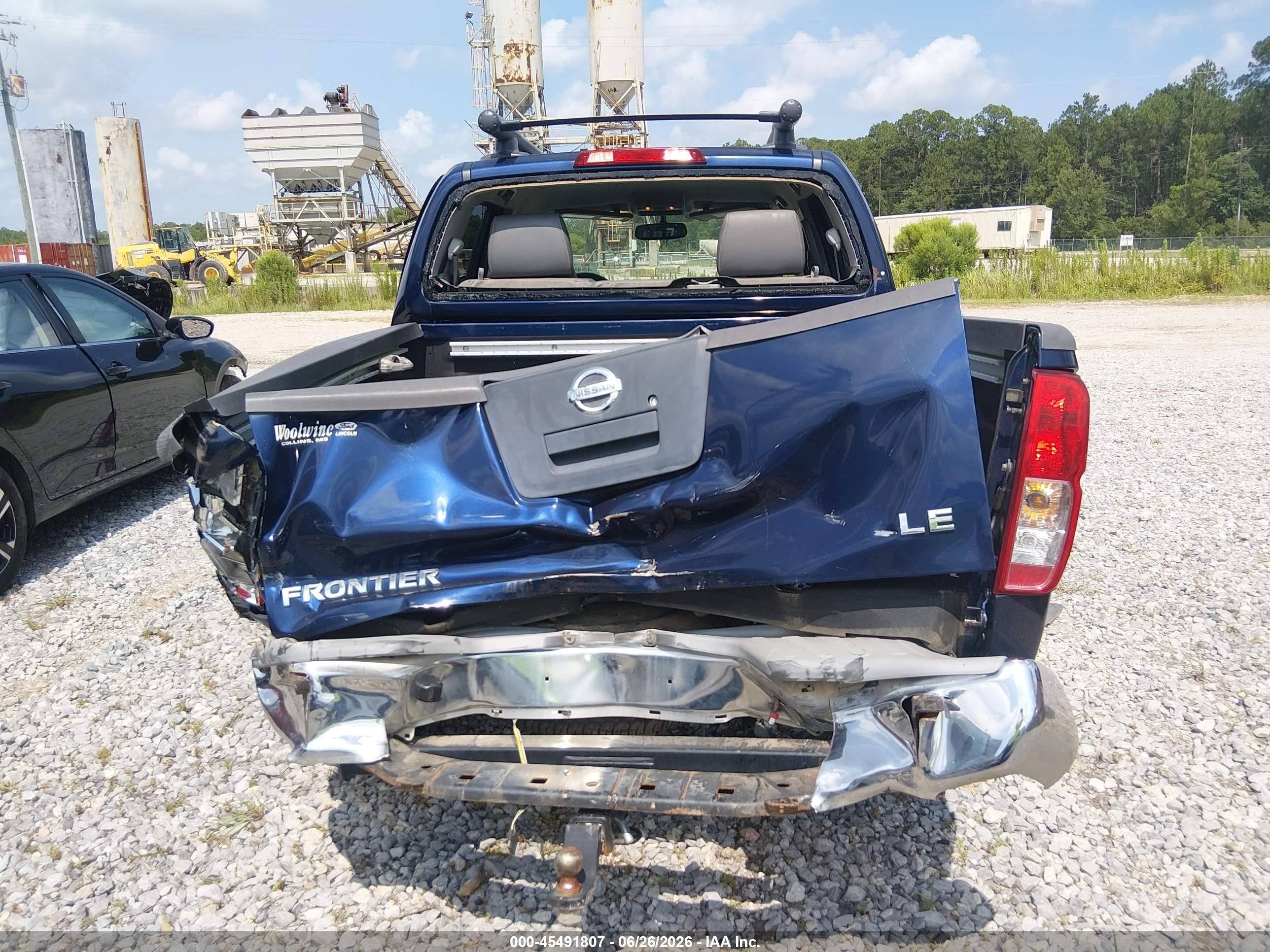 2010 Nissan Frontier Le Blue vin: 1N6AD0ER4AC445225