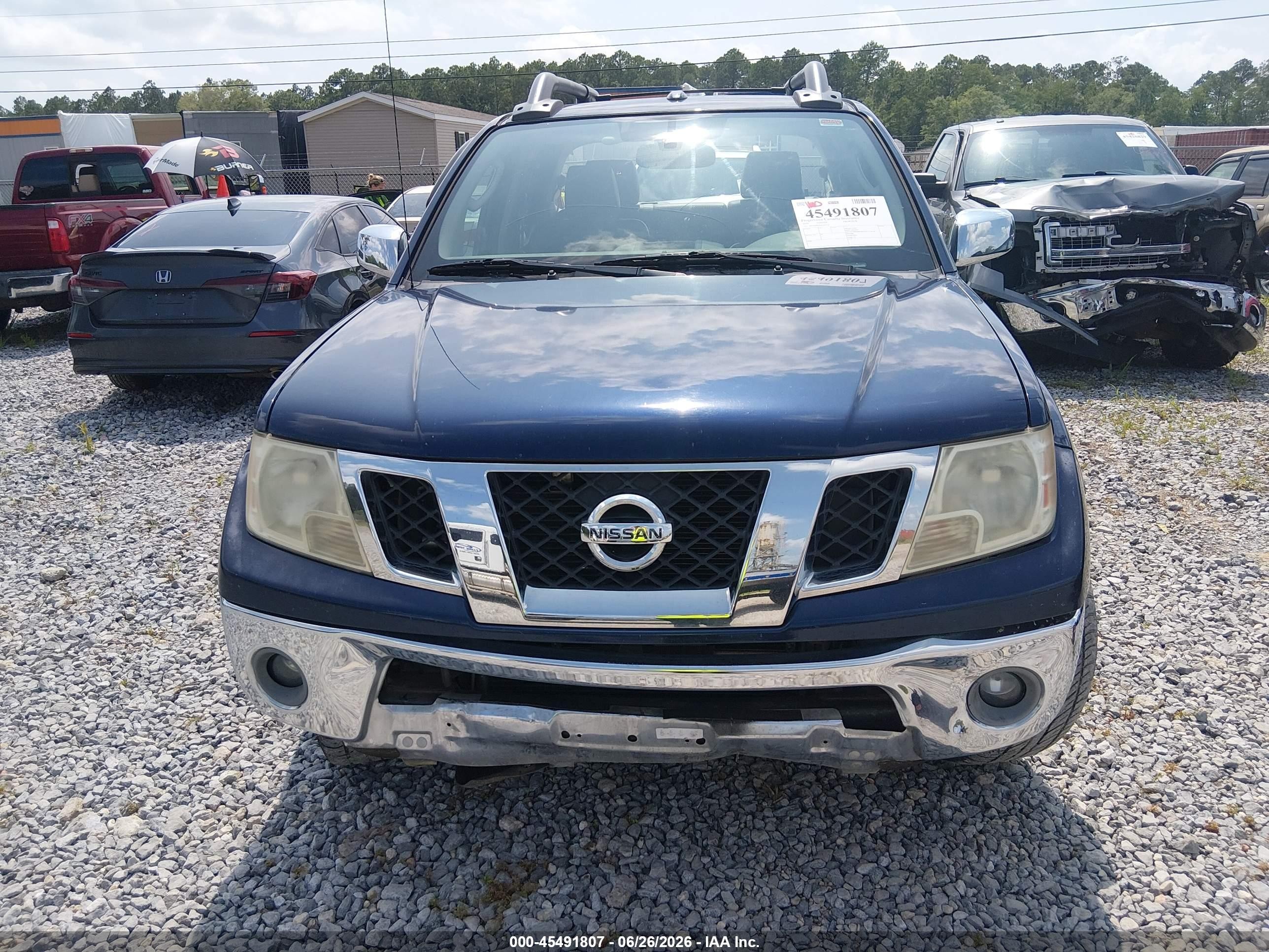 2010 Nissan Frontier Le Blue vin: 1N6AD0ER4AC445225