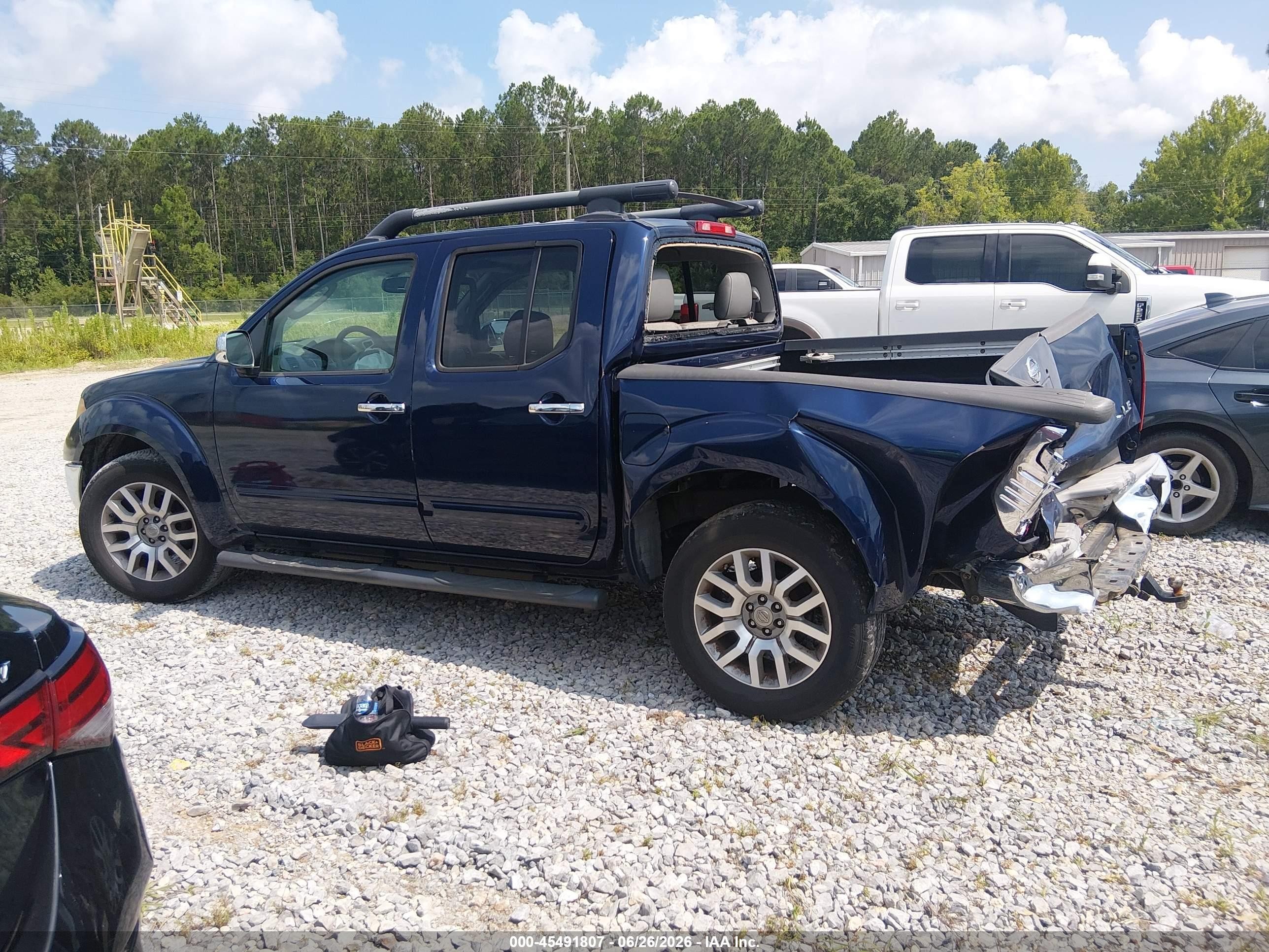 2010 Nissan Frontier Le Blue vin: 1N6AD0ER4AC445225
