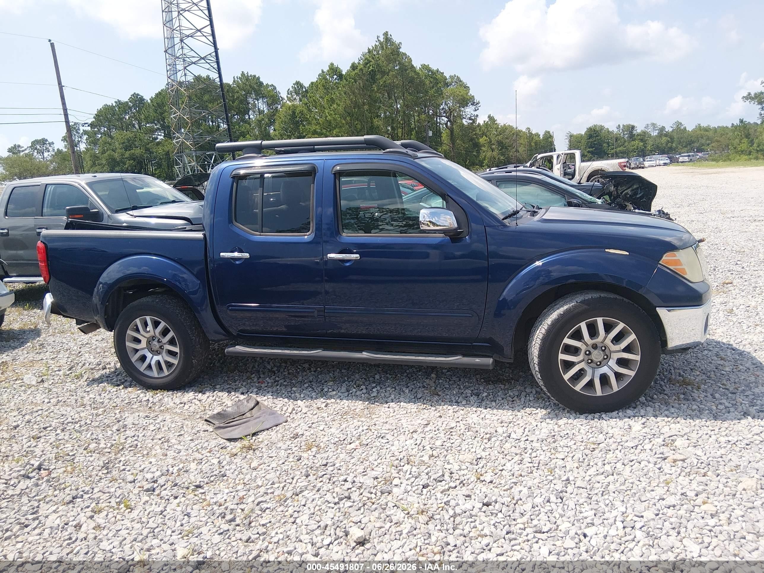 2010 Nissan Frontier Le Blue vin: 1N6AD0ER4AC445225