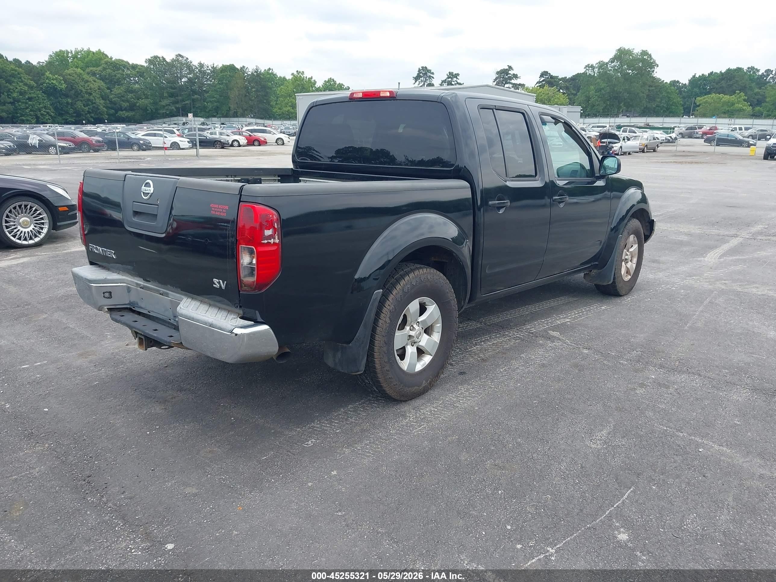 2011 Nissan Frontier Sv Black vin: 1N6AD0ER4BC442441
