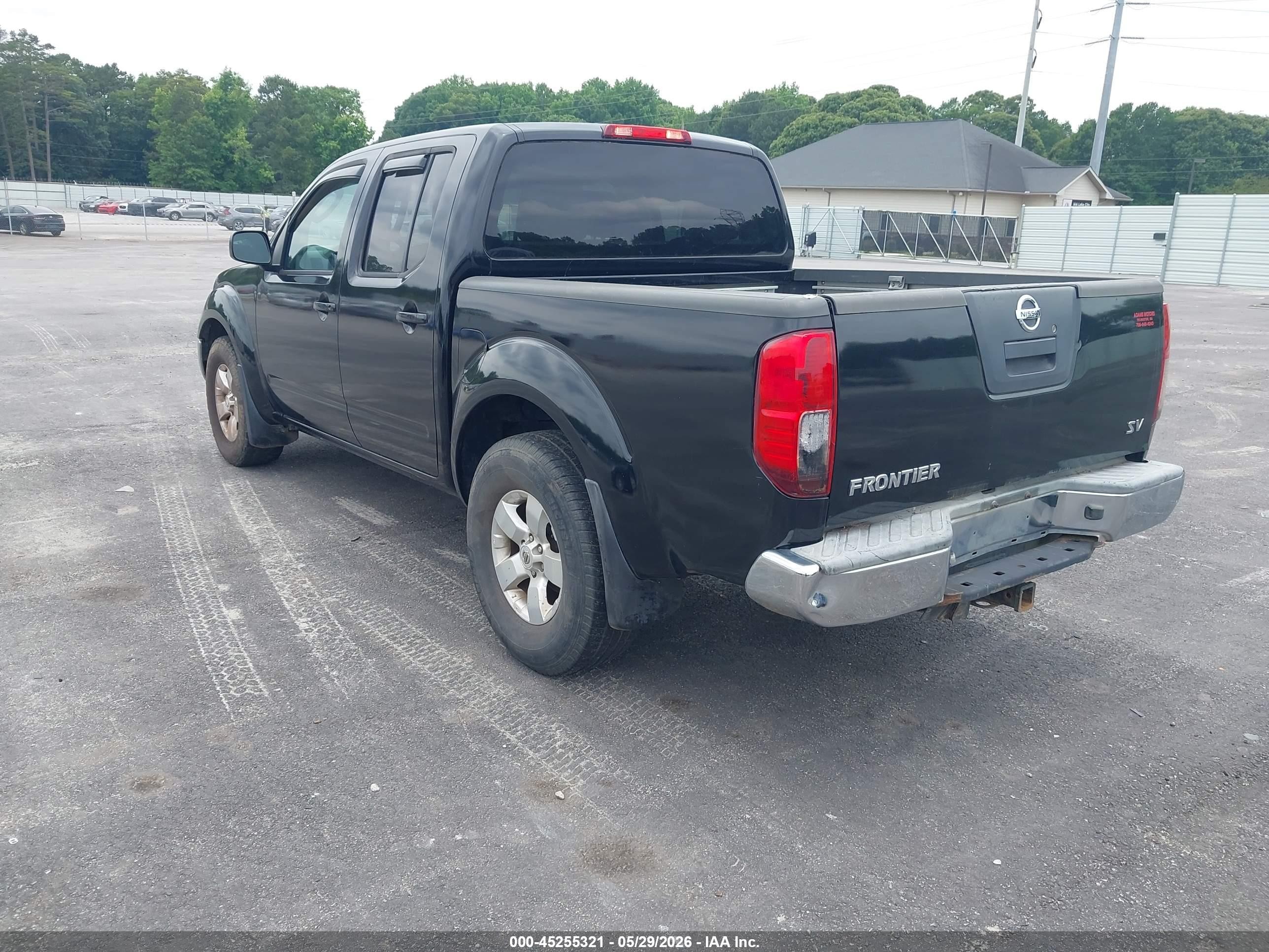 2011 Nissan Frontier Sv Black vin: 1N6AD0ER4BC442441