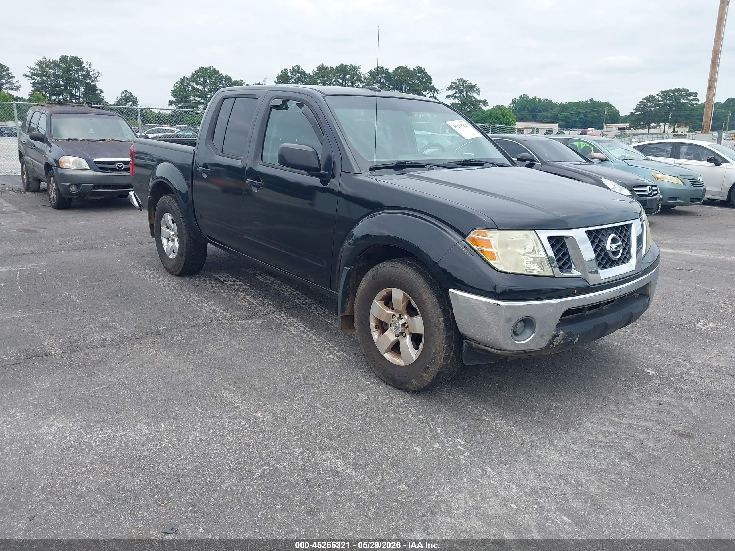 2011 Nissan Frontier Sv Black vin: 1N6AD0ER4BC442441