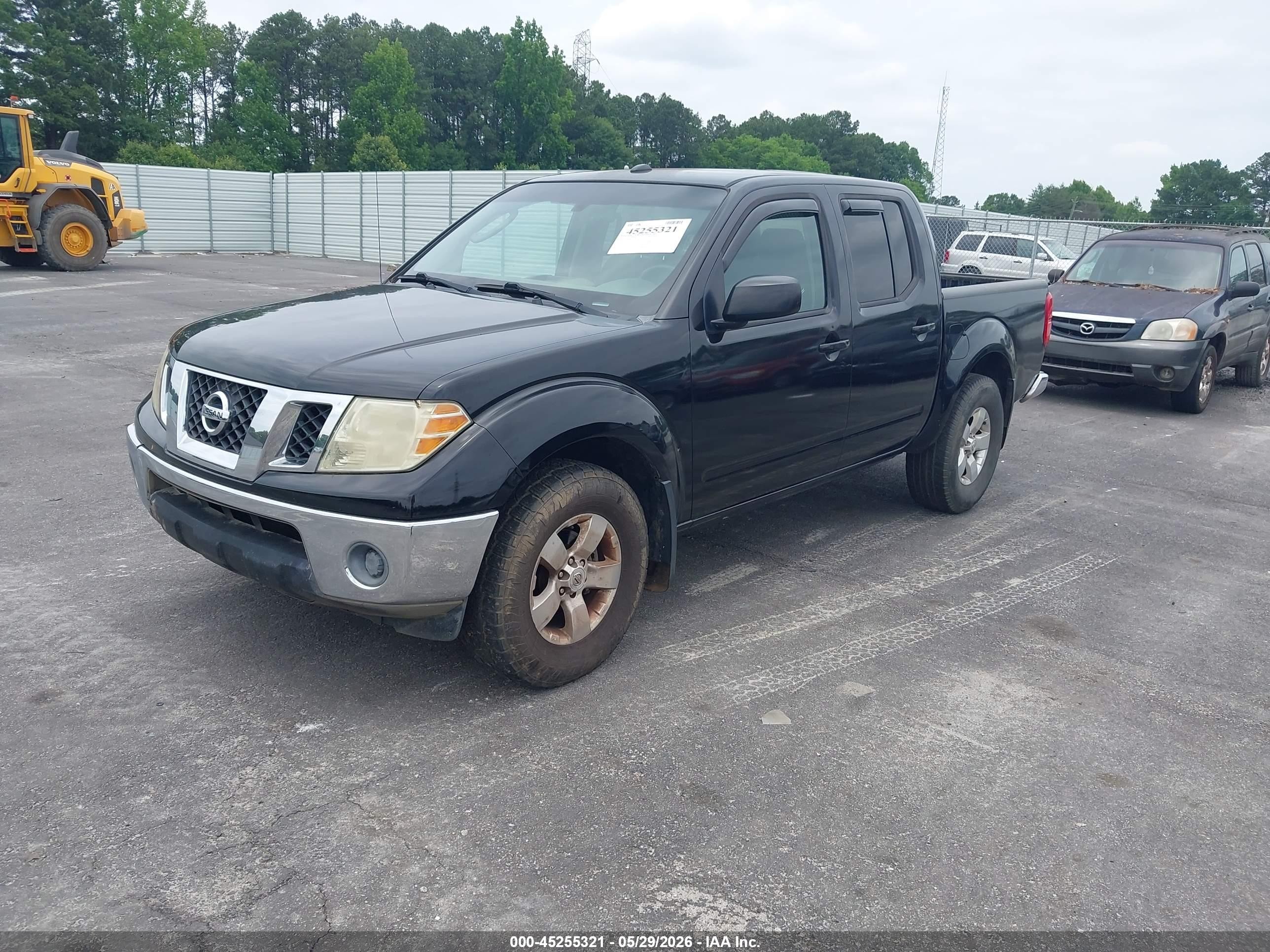 2011 Nissan Frontier Sv Black vin: 1N6AD0ER4BC442441