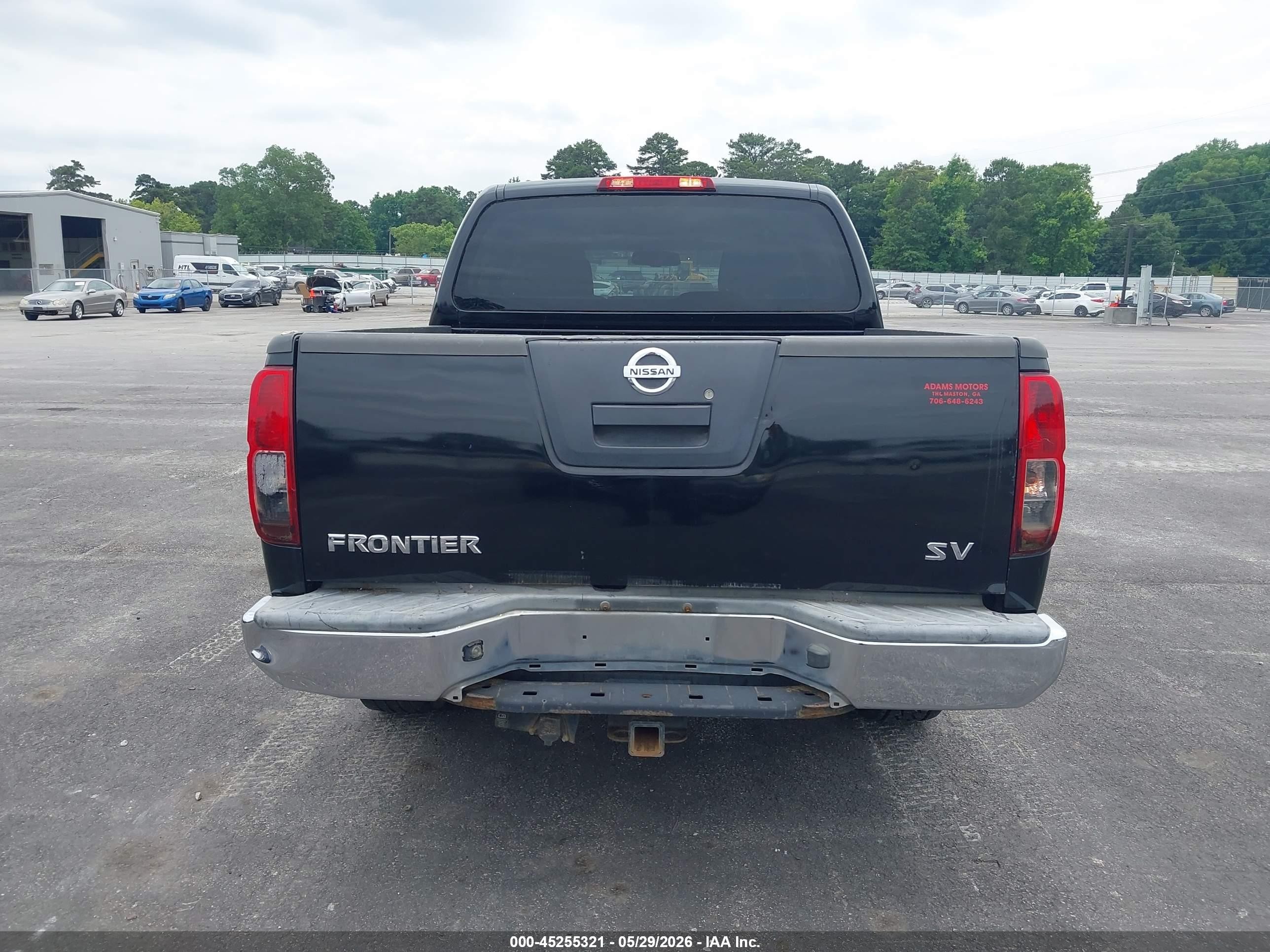 2011 Nissan Frontier Sv Black vin: 1N6AD0ER4BC442441