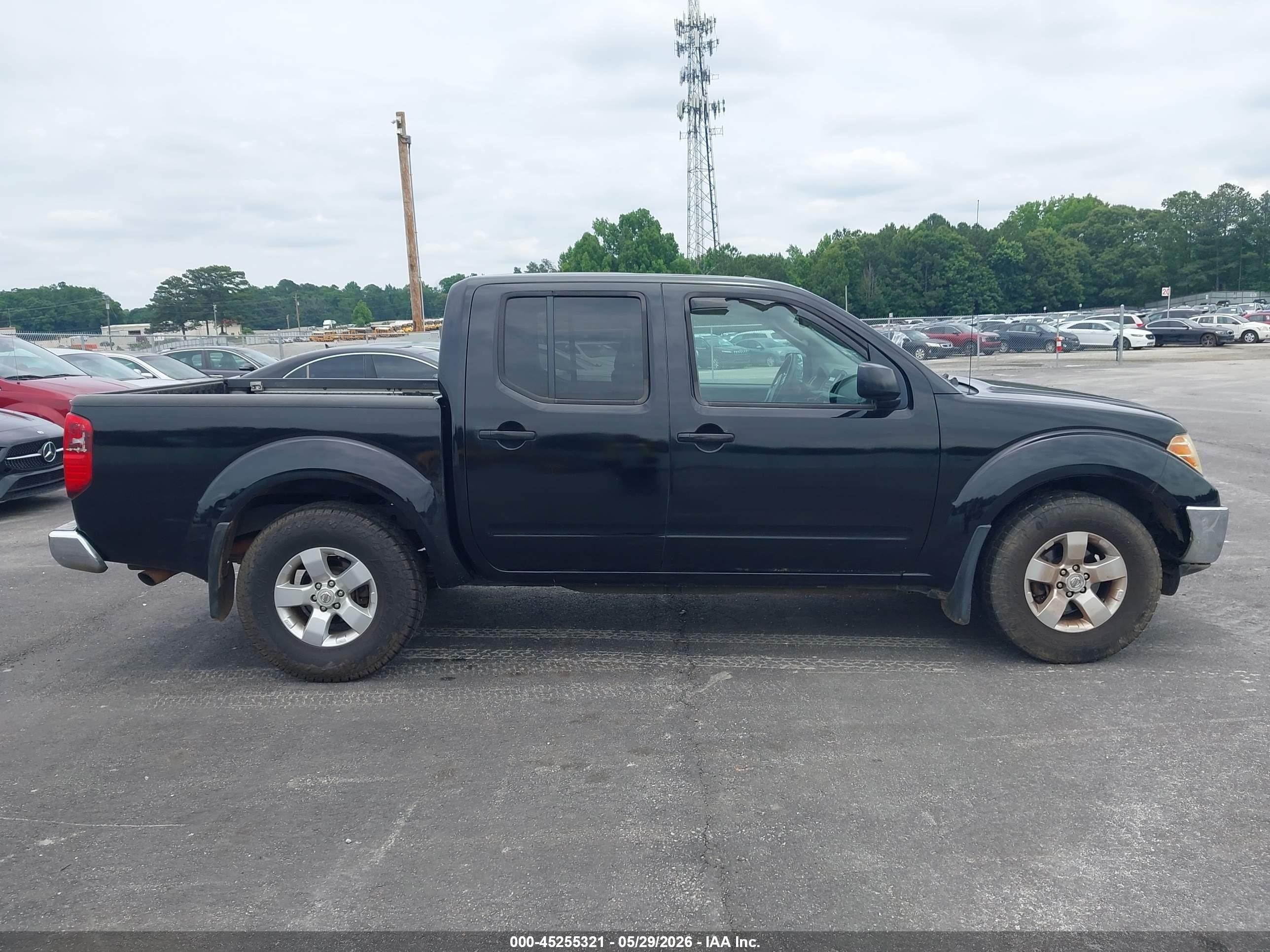 2011 Nissan Frontier Sv Black vin: 1N6AD0ER4BC442441