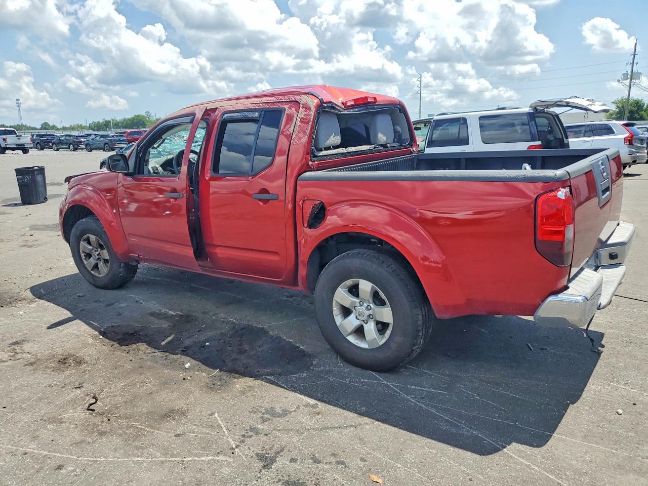2012 Nissan Frontier S Red vin: 1N6AD0ER4CC435880