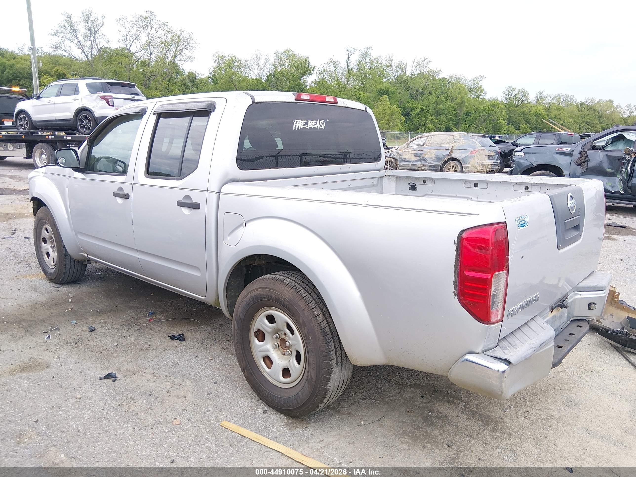 2012 Nissan Frontier S Silver vin: 1N6AD0ER4CC468989