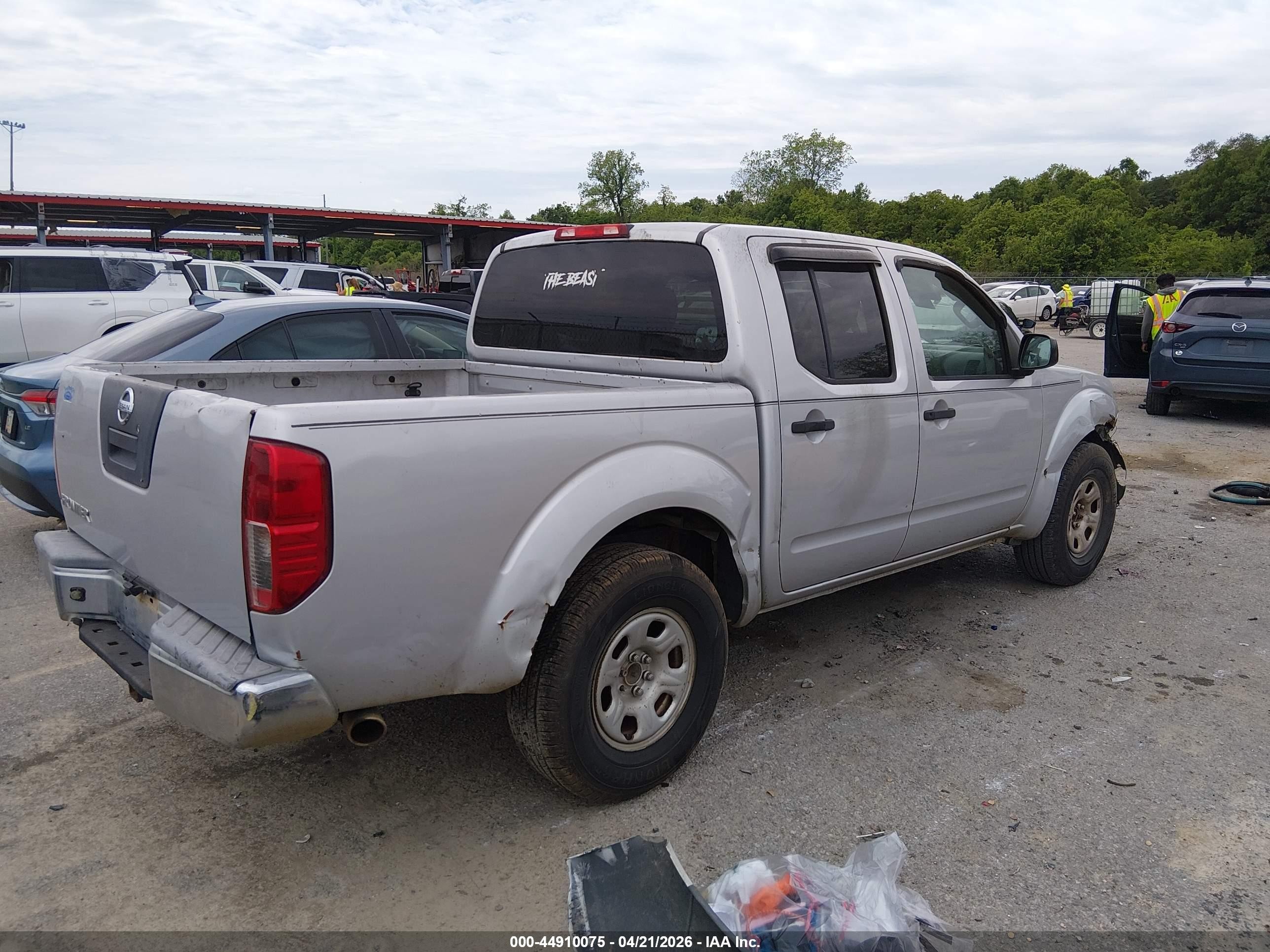 2012 Nissan Frontier S Silver vin: 1N6AD0ER4CC468989