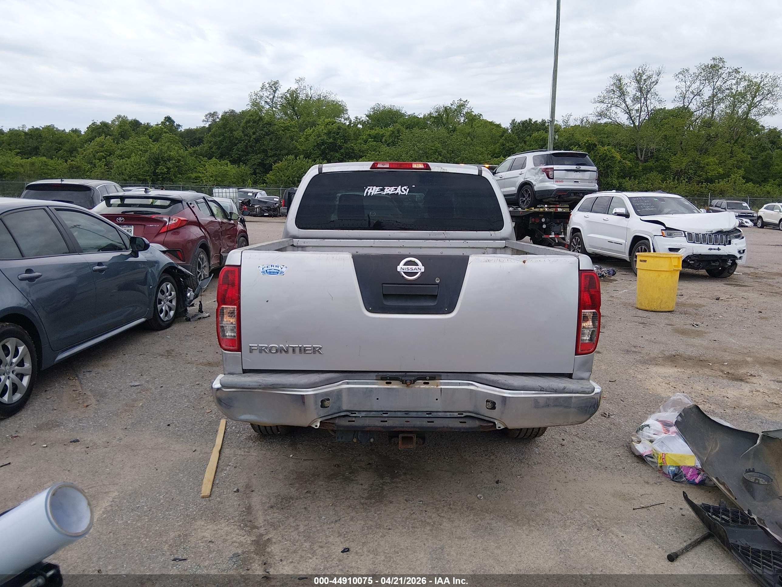 2012 Nissan Frontier S Silver vin: 1N6AD0ER4CC468989