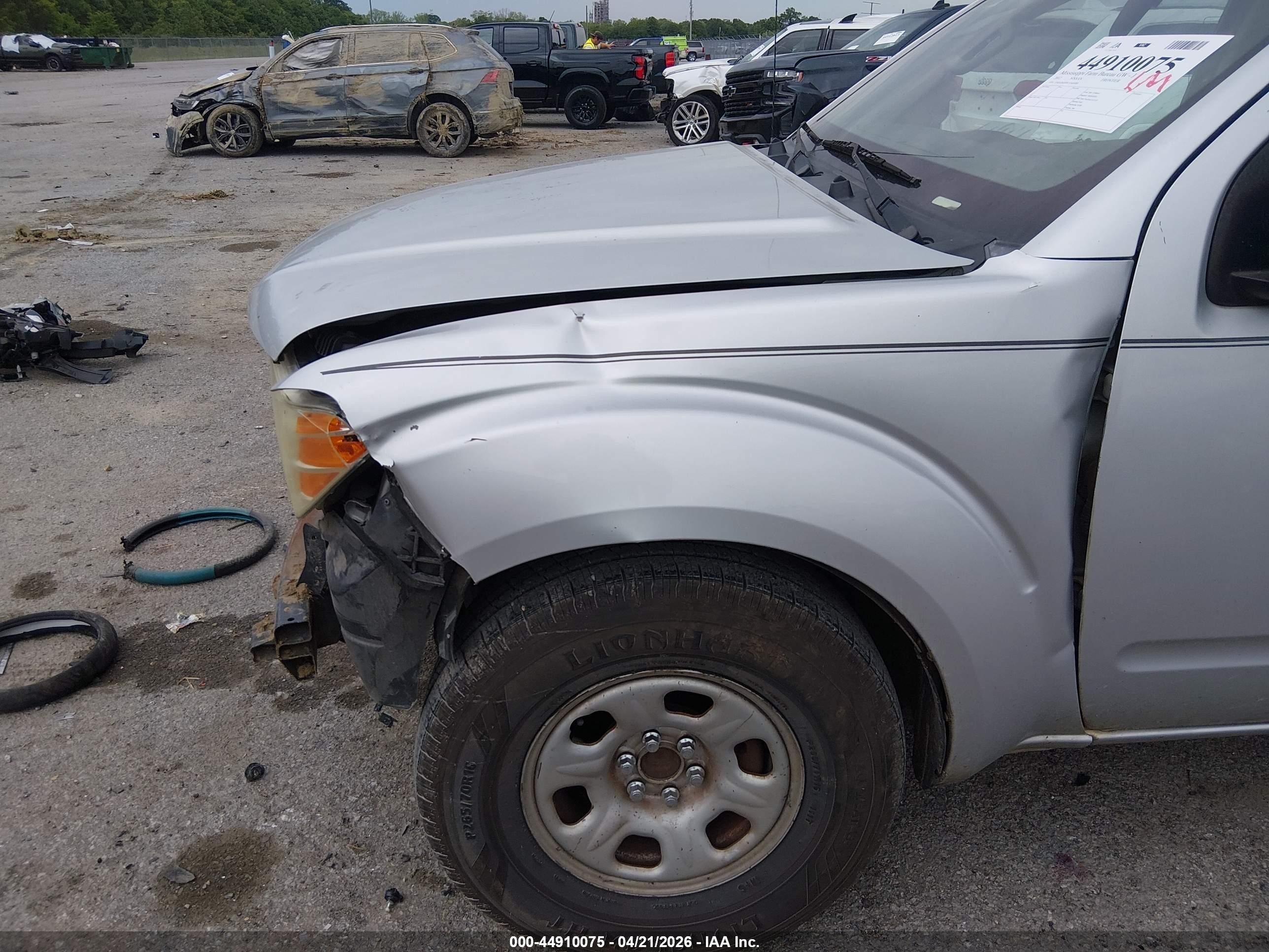 2012 Nissan Frontier S Silver vin: 1N6AD0ER4CC468989