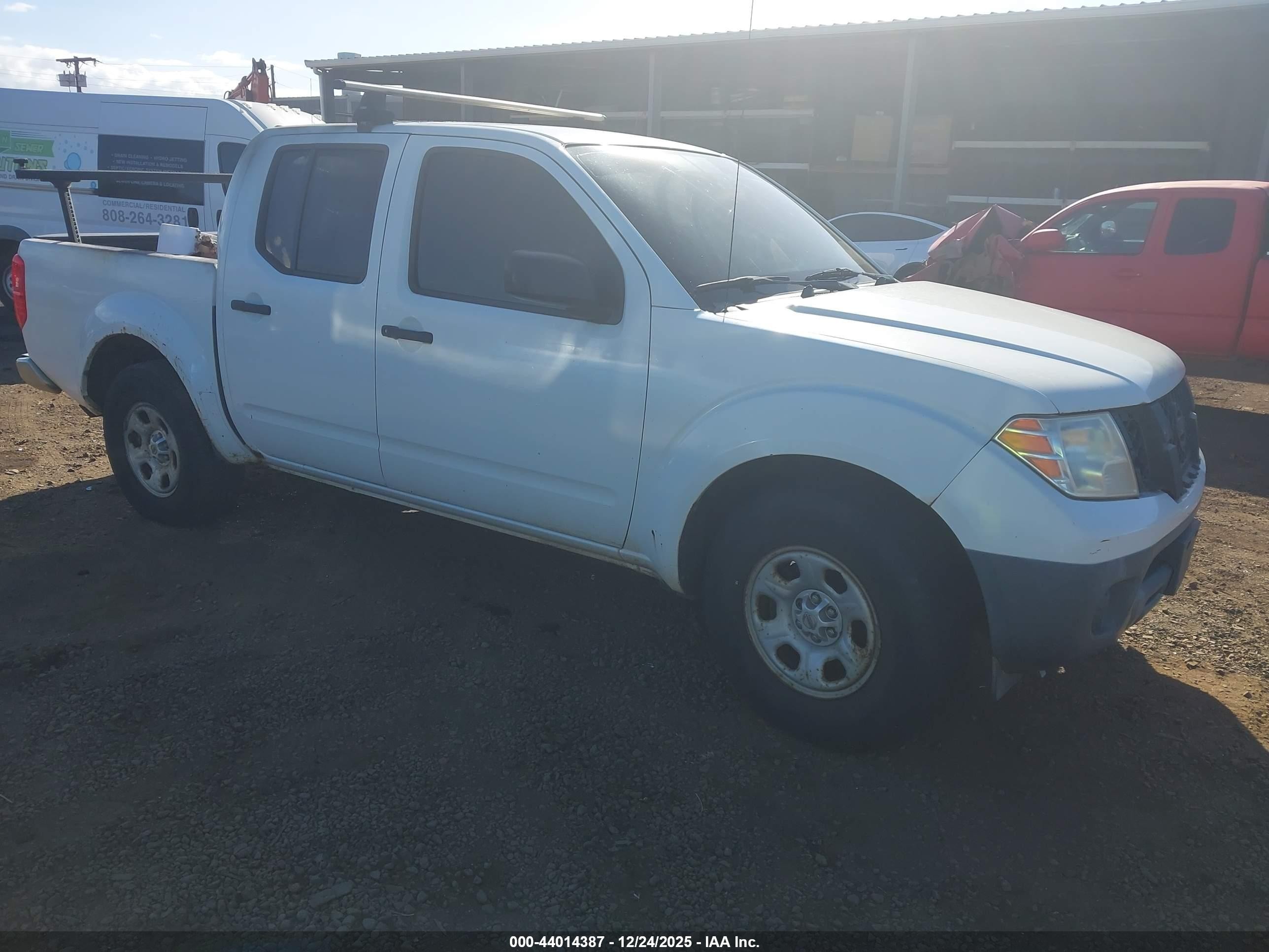 2013 Nissan Frontier S White vin: 1N6AD0ER4DN726417