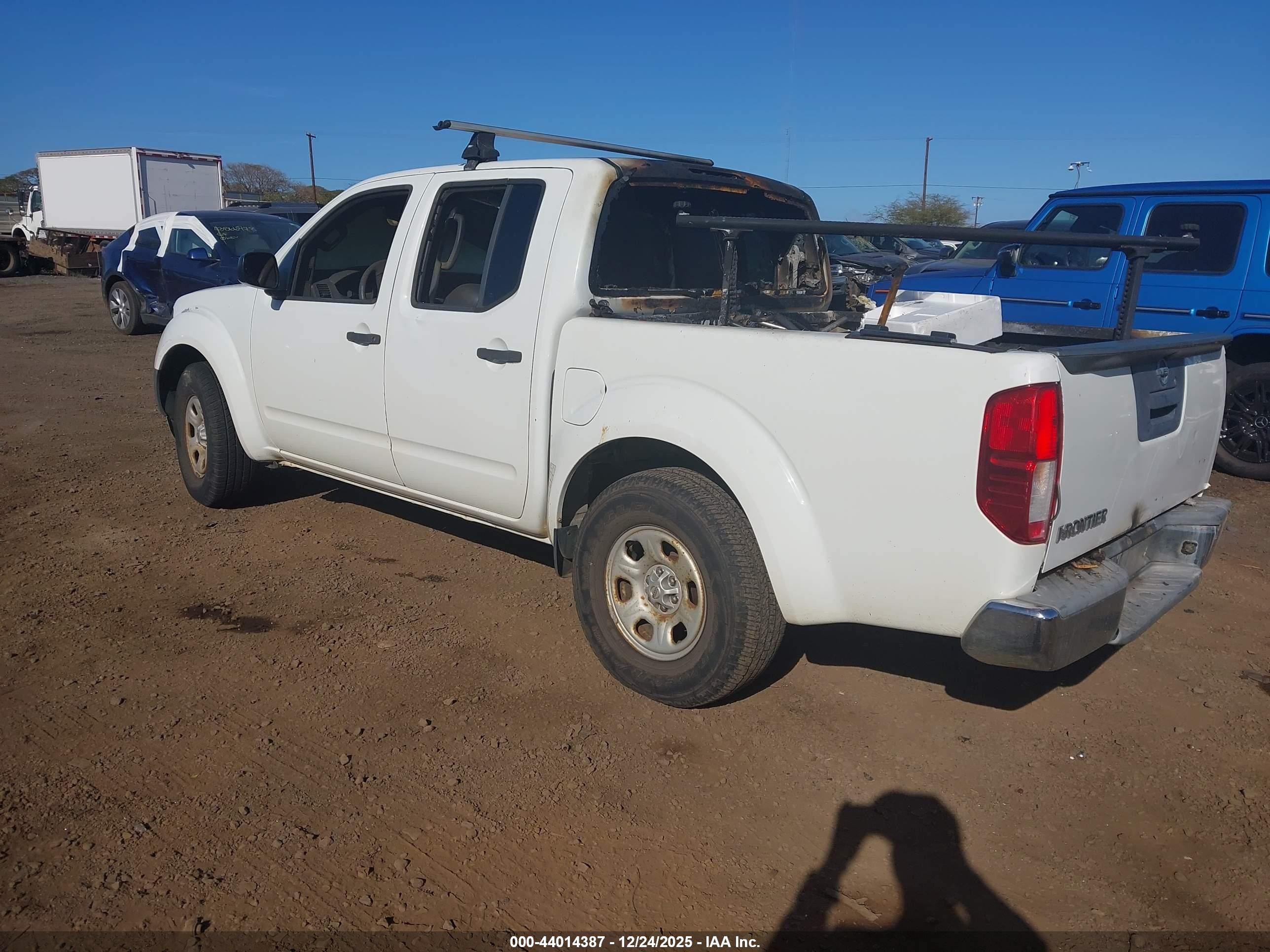 2013 Nissan Frontier S White vin: 1N6AD0ER4DN726417