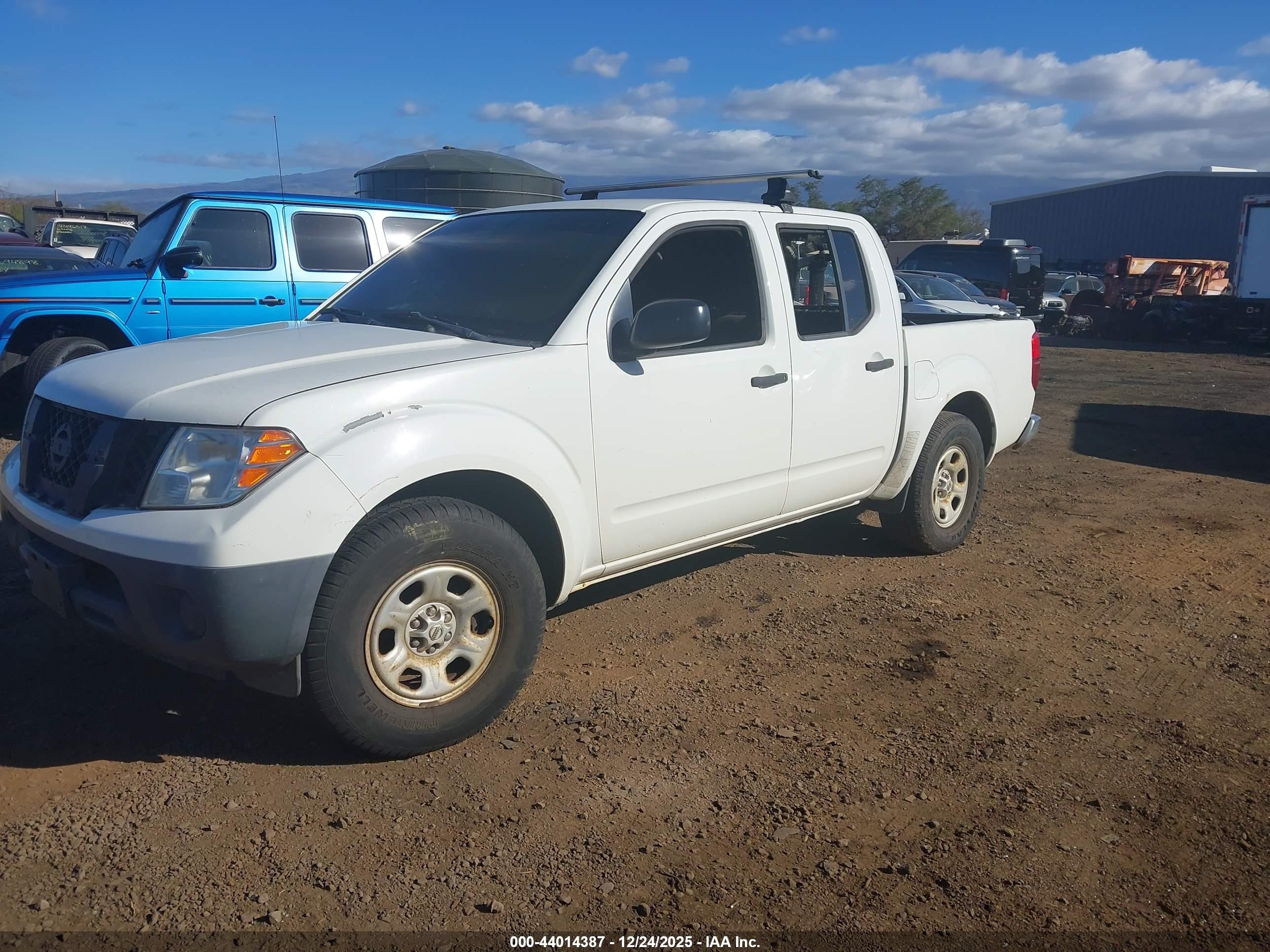 2013 Nissan Frontier S White vin: 1N6AD0ER4DN726417