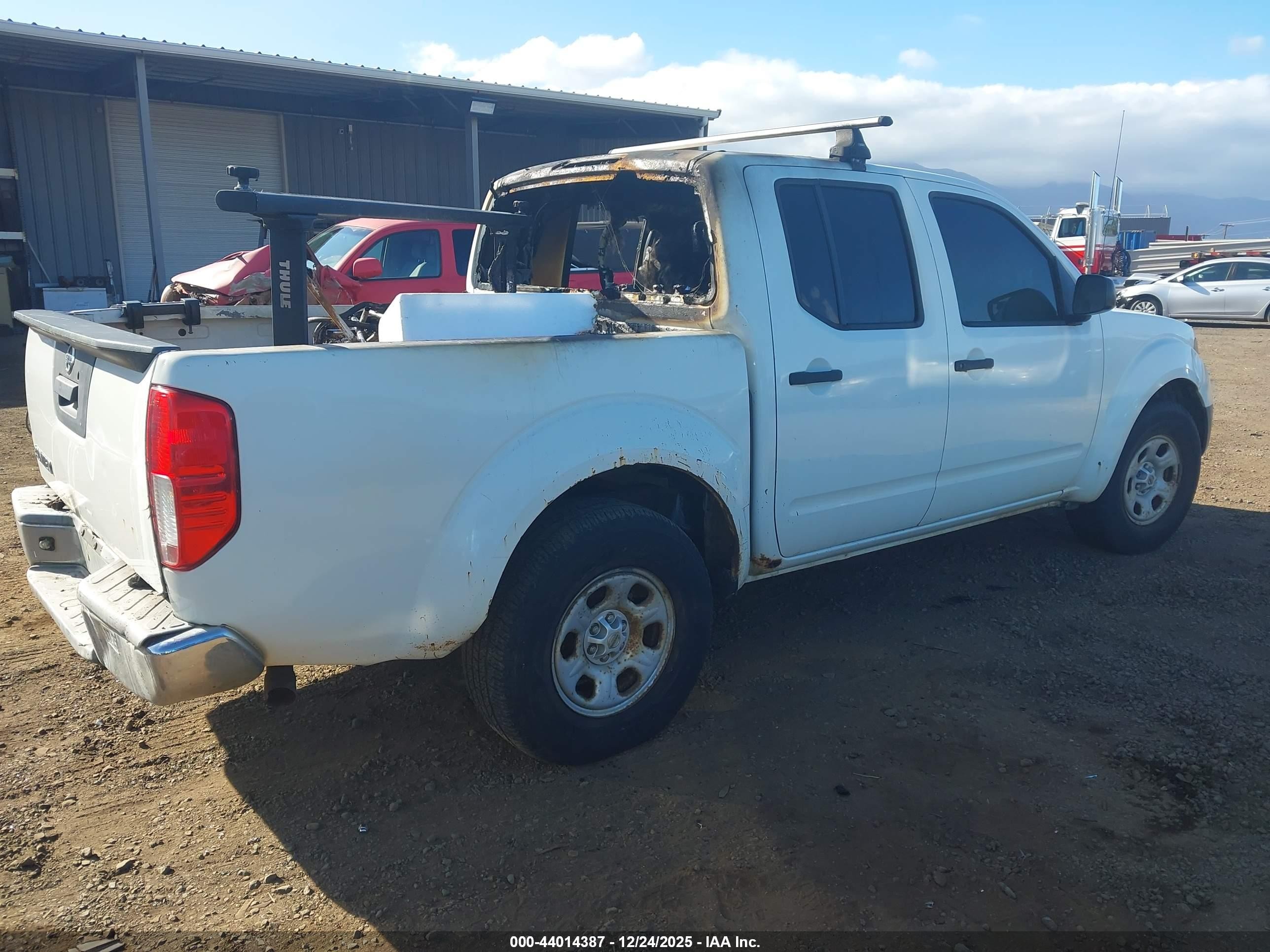 2013 Nissan Frontier S White vin: 1N6AD0ER4DN726417