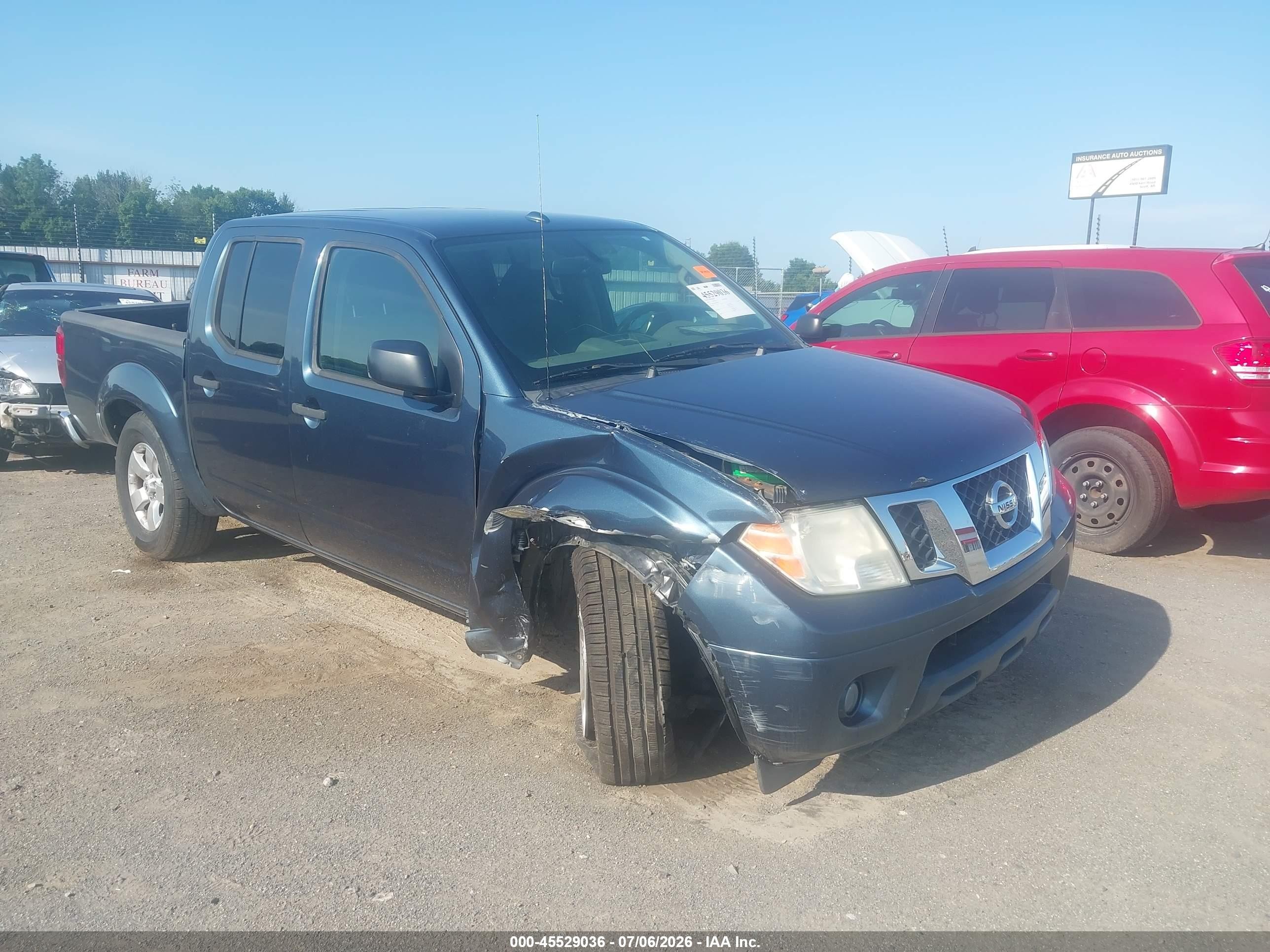 2013 Nissan Frontier Sv Turquoise vin: 1N6AD0ER4DN753438