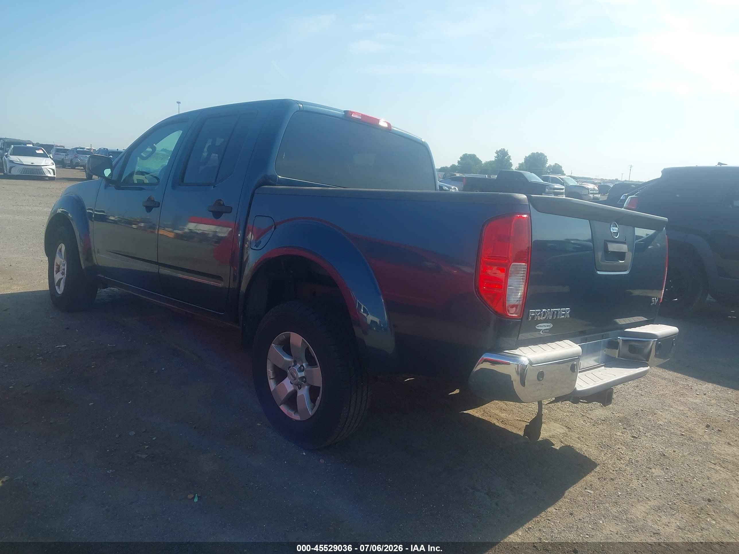 2013 Nissan Frontier Sv Turquoise vin: 1N6AD0ER4DN753438