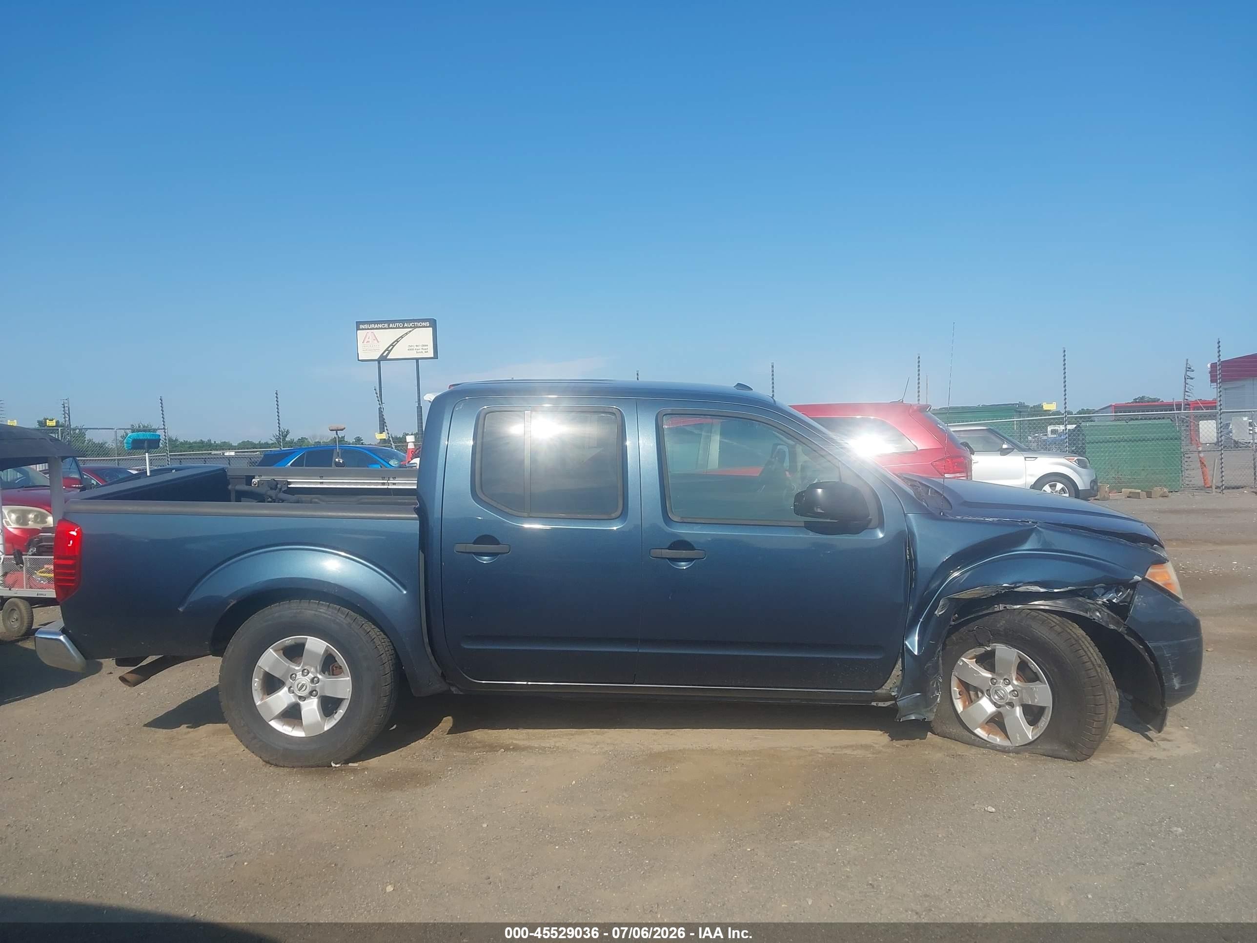 2013 Nissan Frontier Sv Turquoise vin: 1N6AD0ER4DN753438