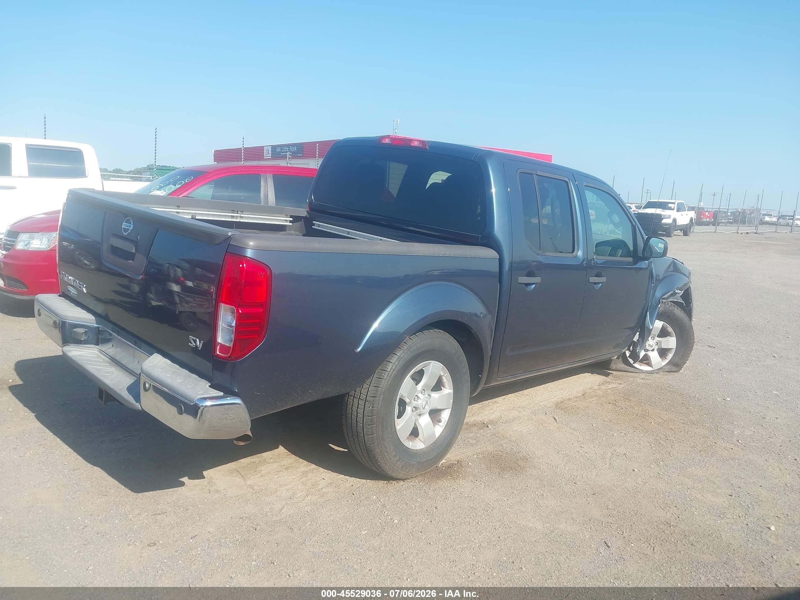 2013 Nissan Frontier Sv Turquoise vin: 1N6AD0ER4DN753438