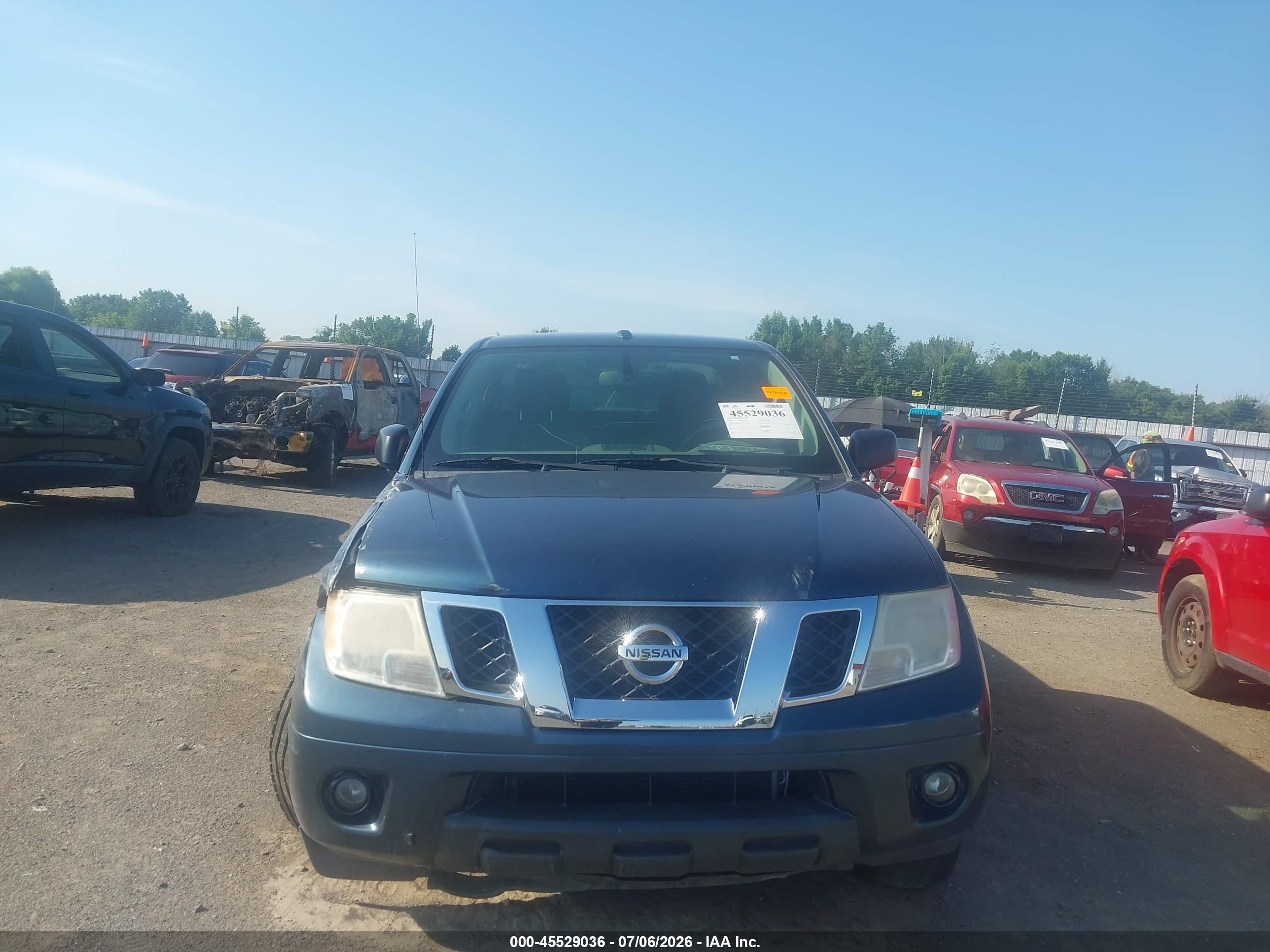 2013 Nissan Frontier Sv Turquoise vin: 1N6AD0ER4DN753438